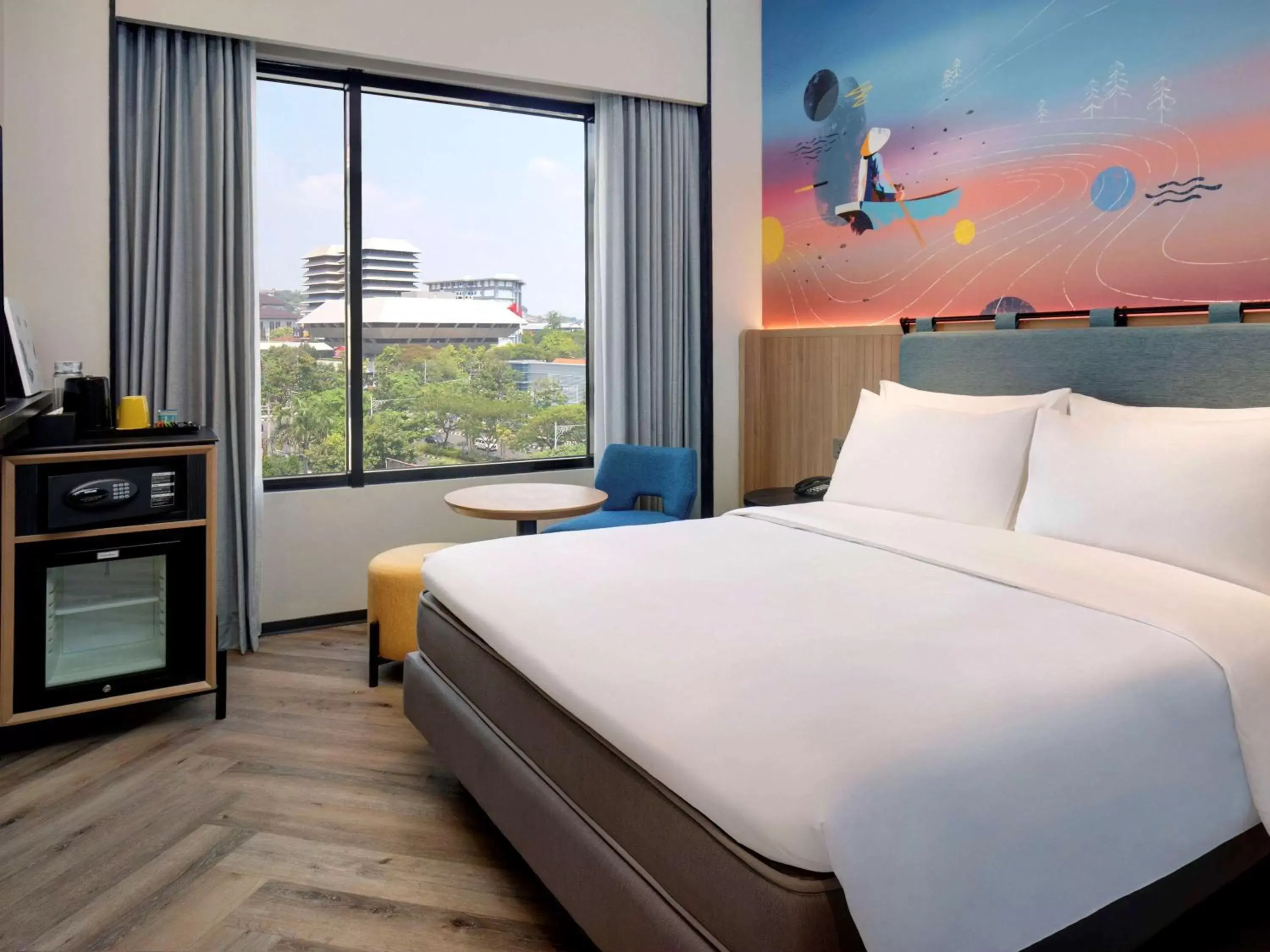 Bedroom, Bed in ibis Styles Semarang Simpang Lima