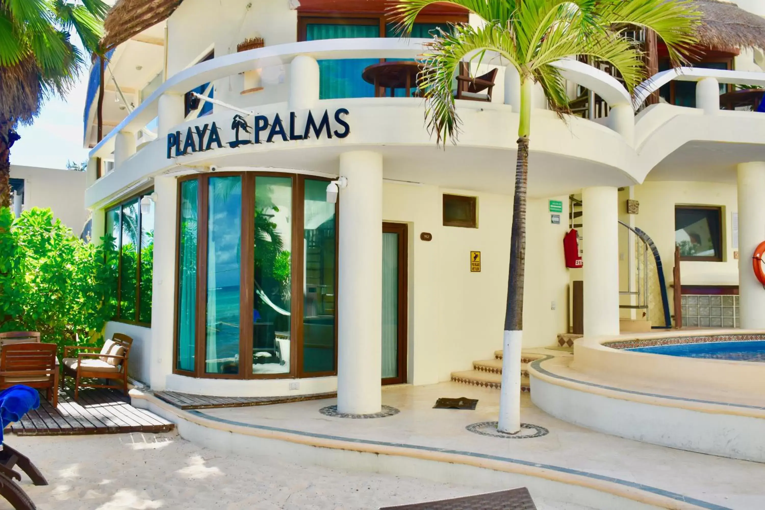 Property building, Swimming Pool in Playa Palms Beach Hotel