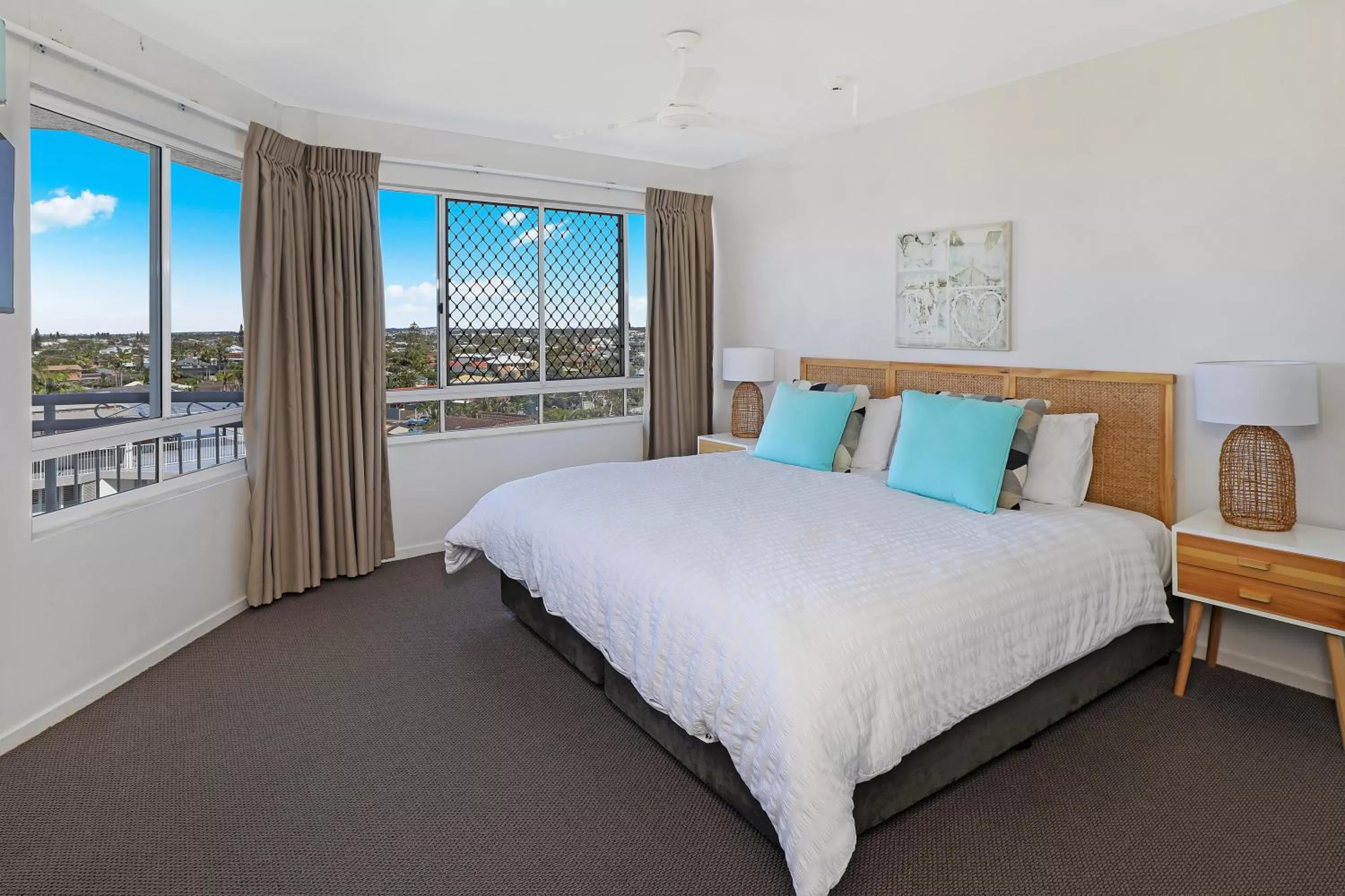 Bed in Beachside Resort Kawana Waters