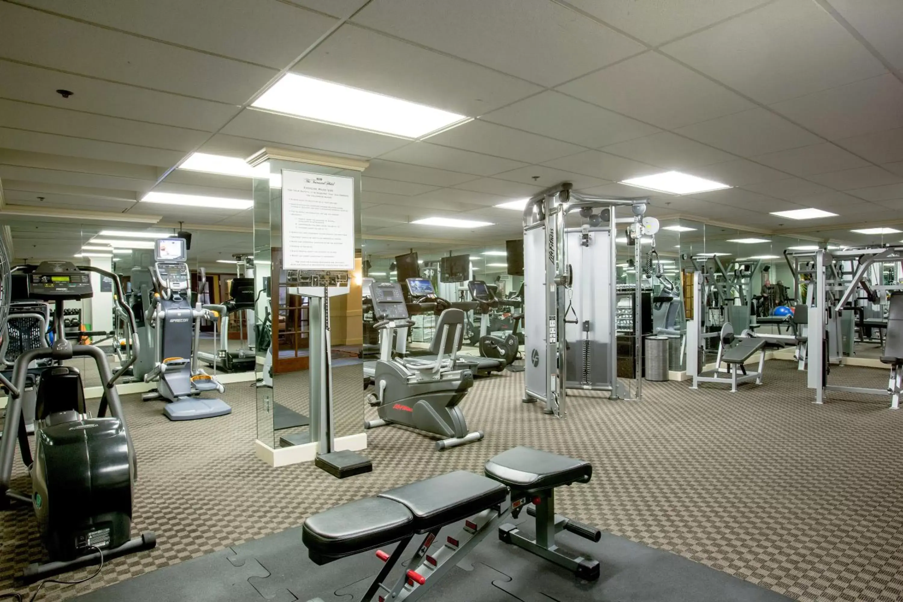 Fitness centre/facilities, Fitness Center/Facilities in The Townsend Hotel