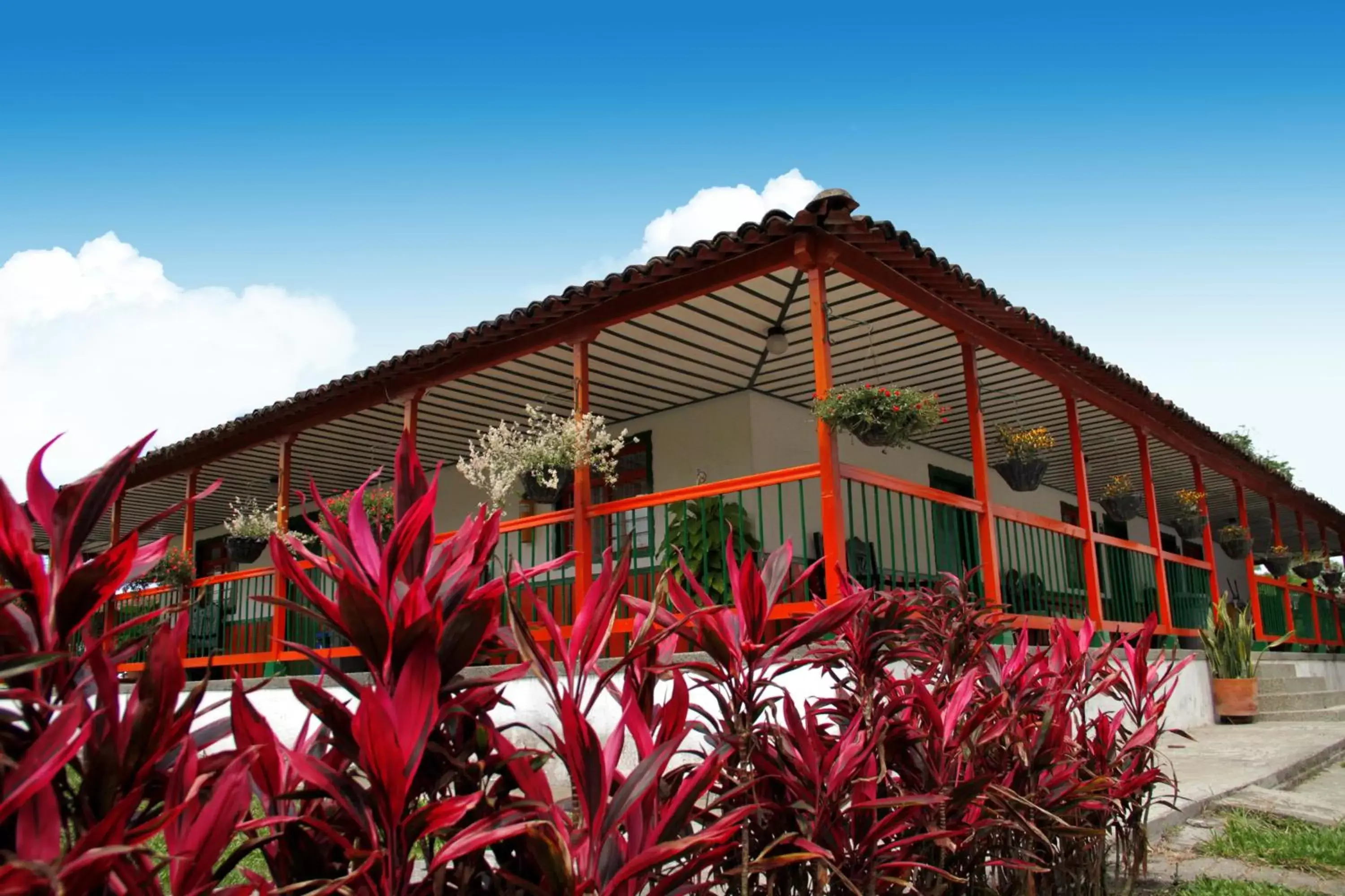 Garden, Property Building in Hotel campestre La Floresta