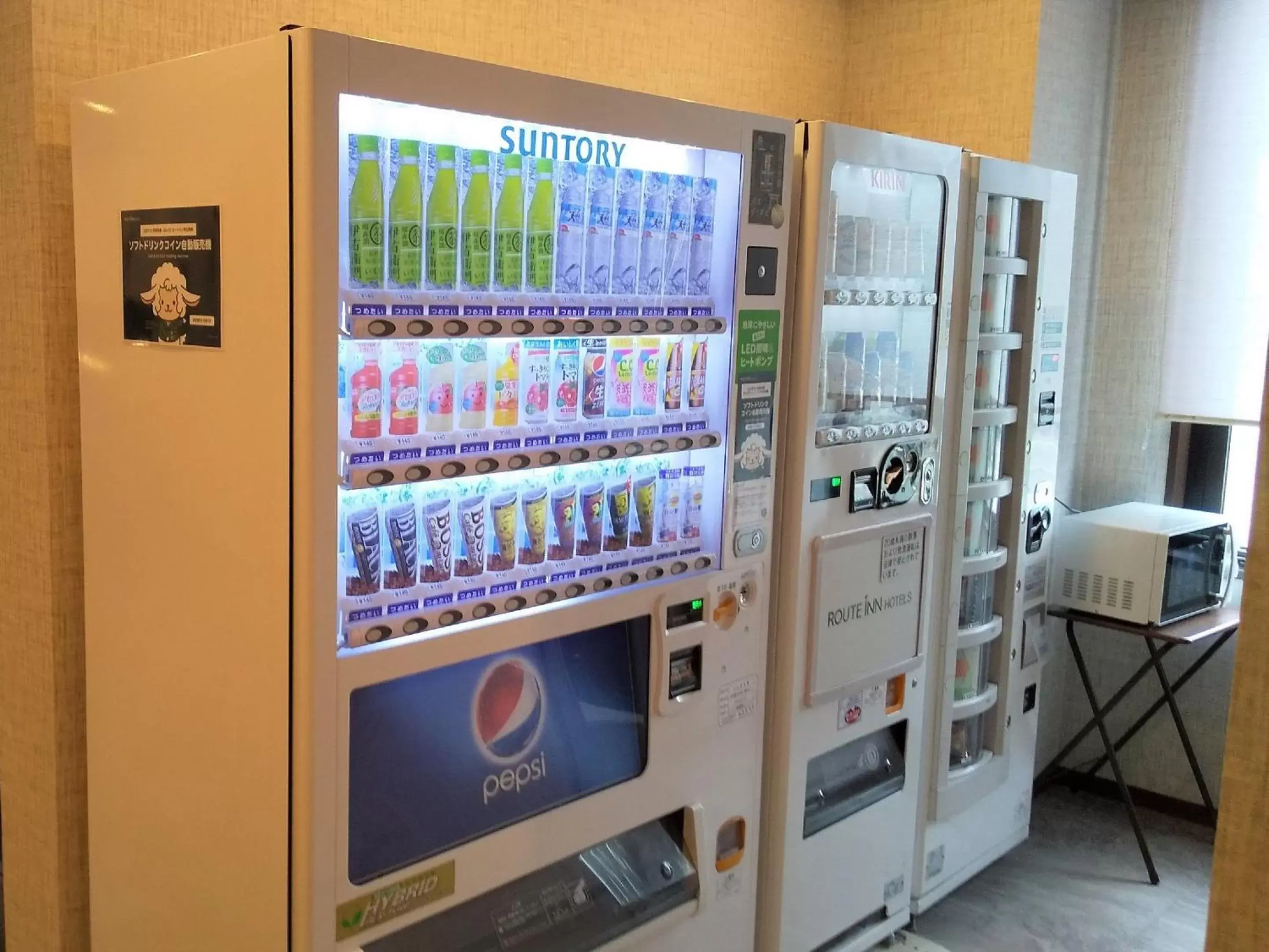 vending machine in Hotel Route-Inn Tsu Ekiminami -Kokudo23gou-