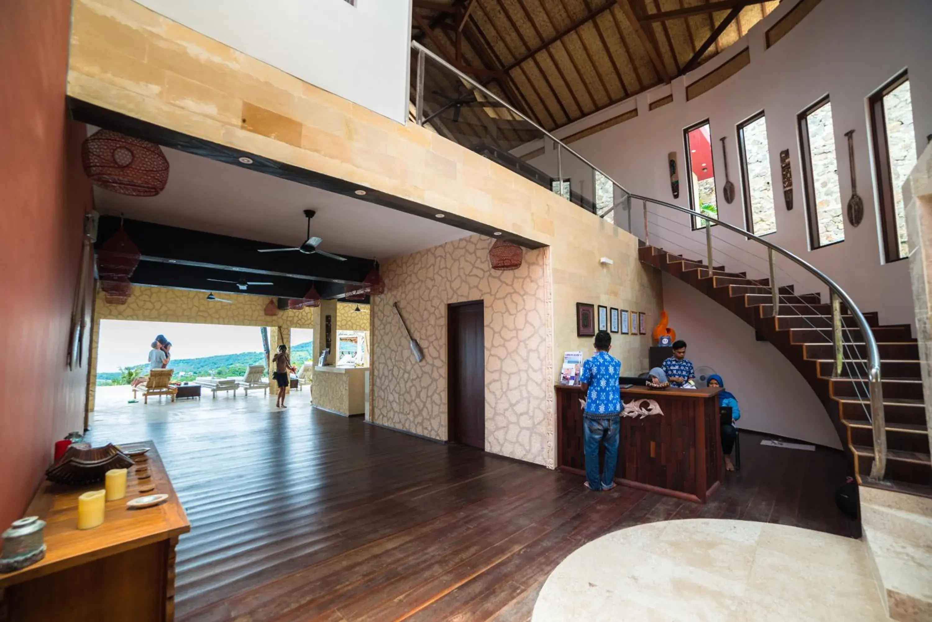Property building, Lobby/Reception in Villa Umbrella Lombok