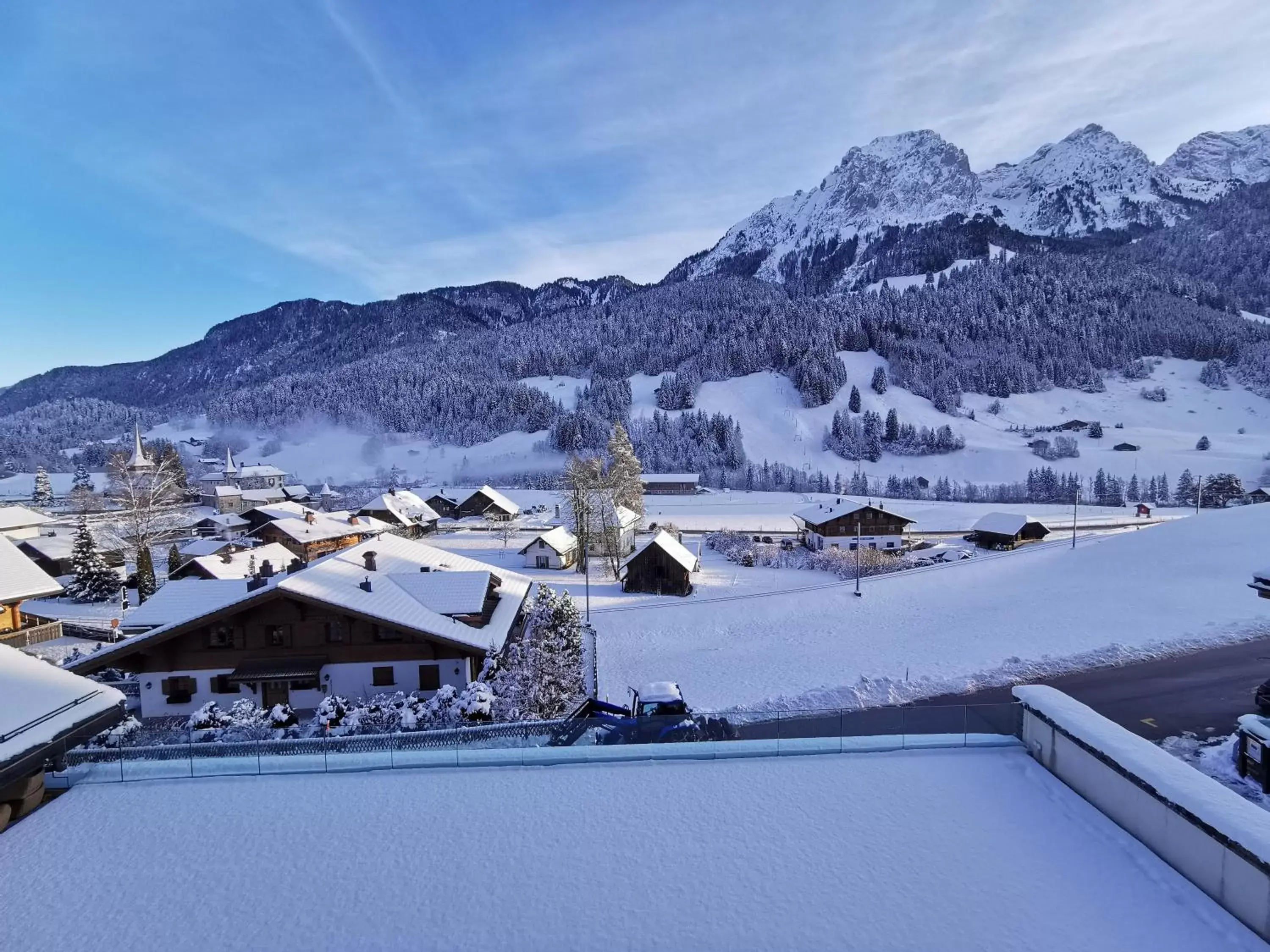 Natural landscape, Winter in Hôtel de Rougemont & Spa