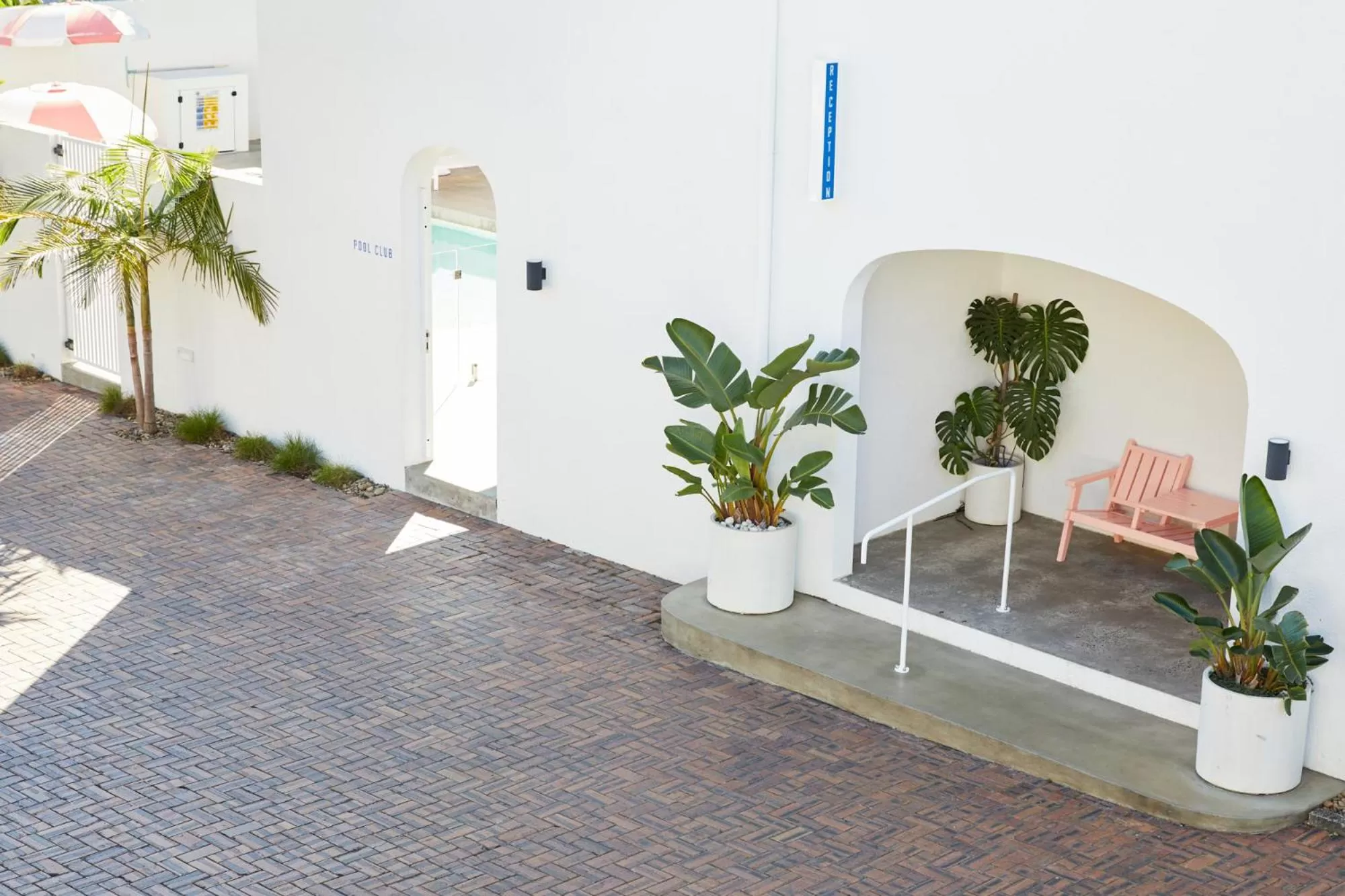 Facade/entrance in The Sails Motel Brunswick Heads