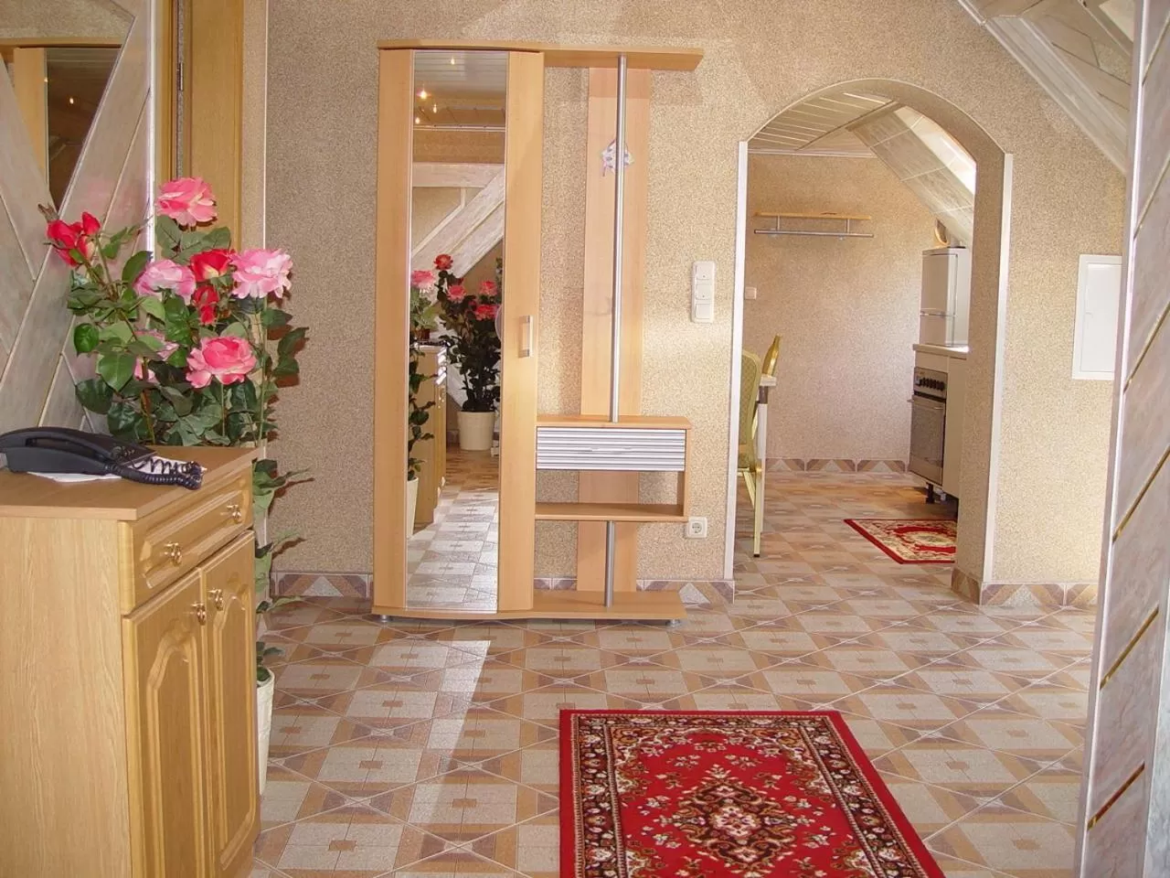 Decorative detail, Bathroom in Central Hotel