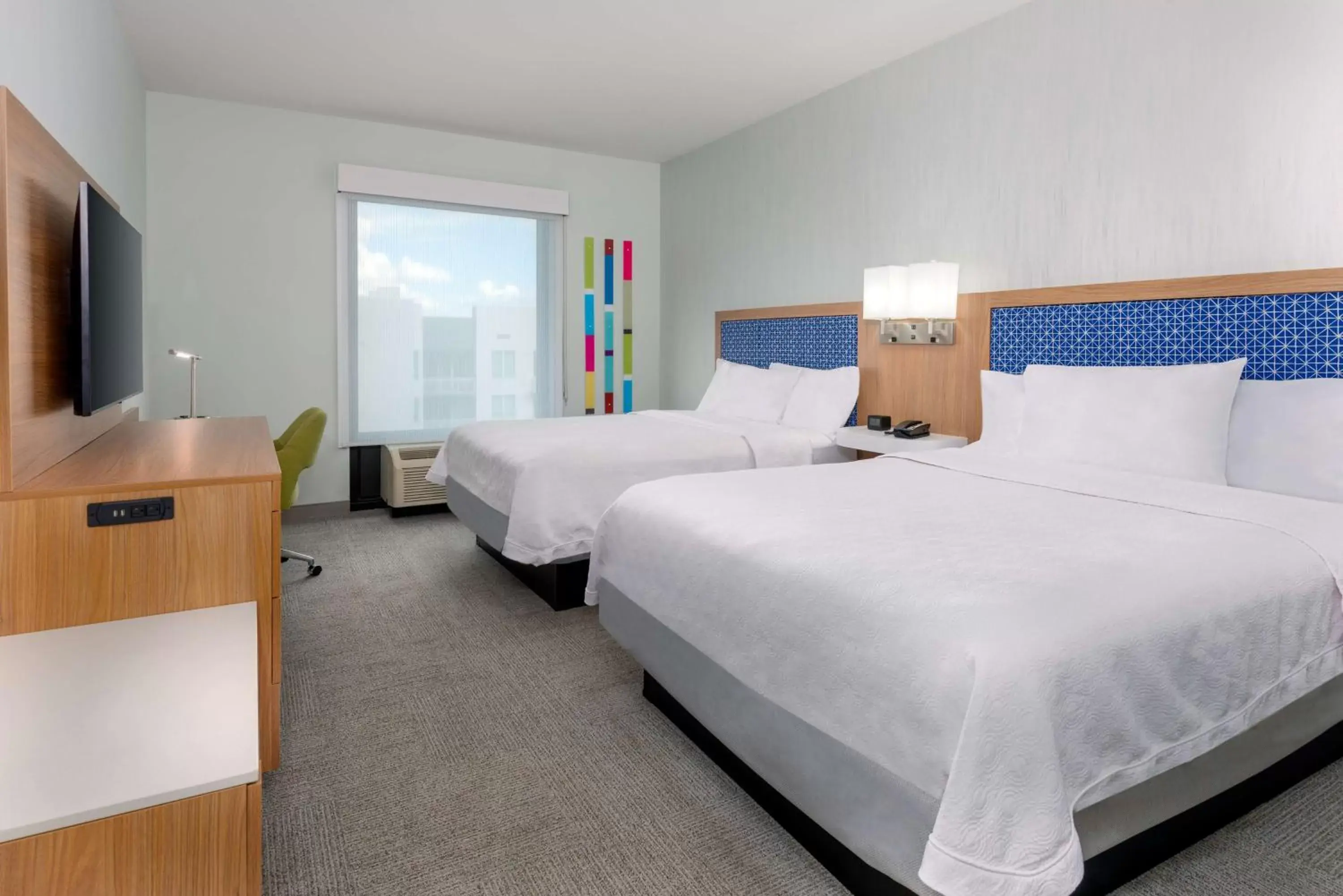 Queen Room with Two Queen Beds in Hampton Inn Tampa Downtown Channel District Queen Room with Two Queen Beds in Hampton Inn Tampa Downtown Channel District