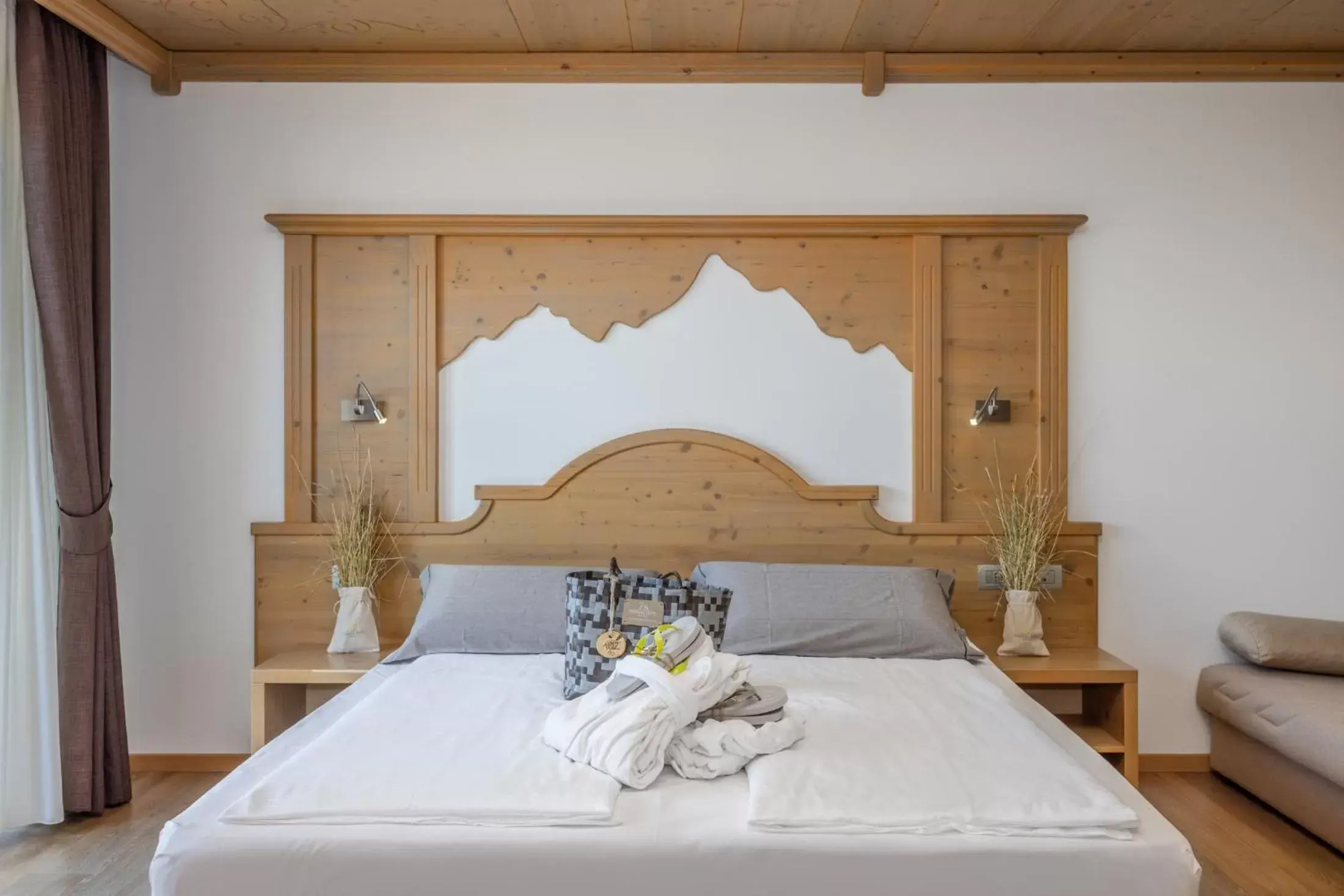 Bed in Miraval Hotel Bed in Miraval Hotel