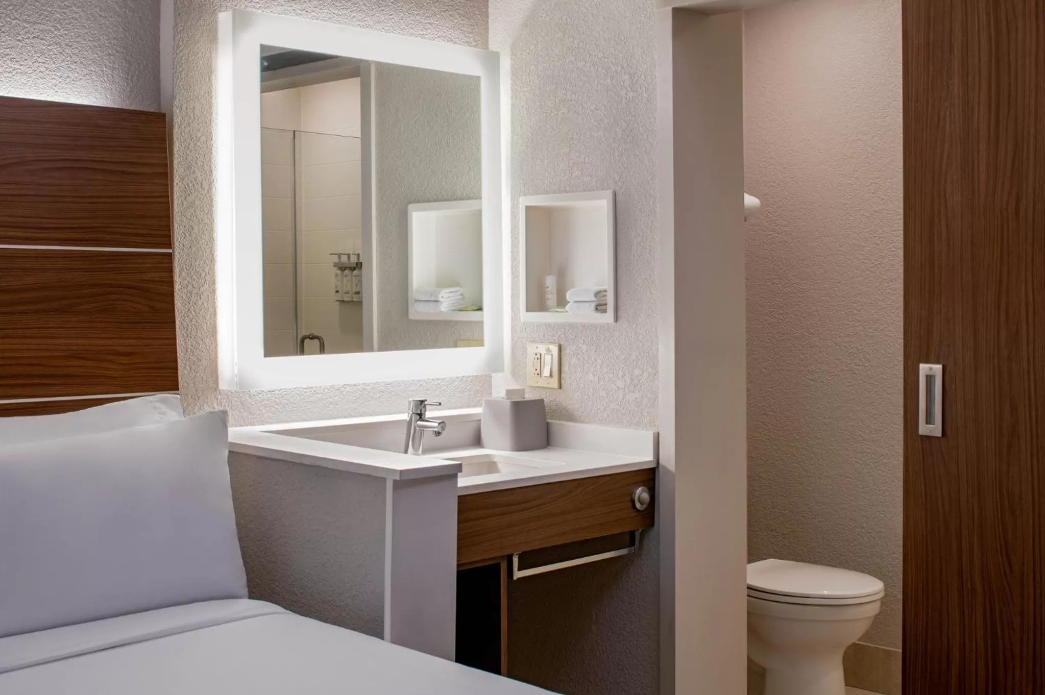 Bathroom, Bed in Holiday Inn Express New Orleans Downtown by IHG