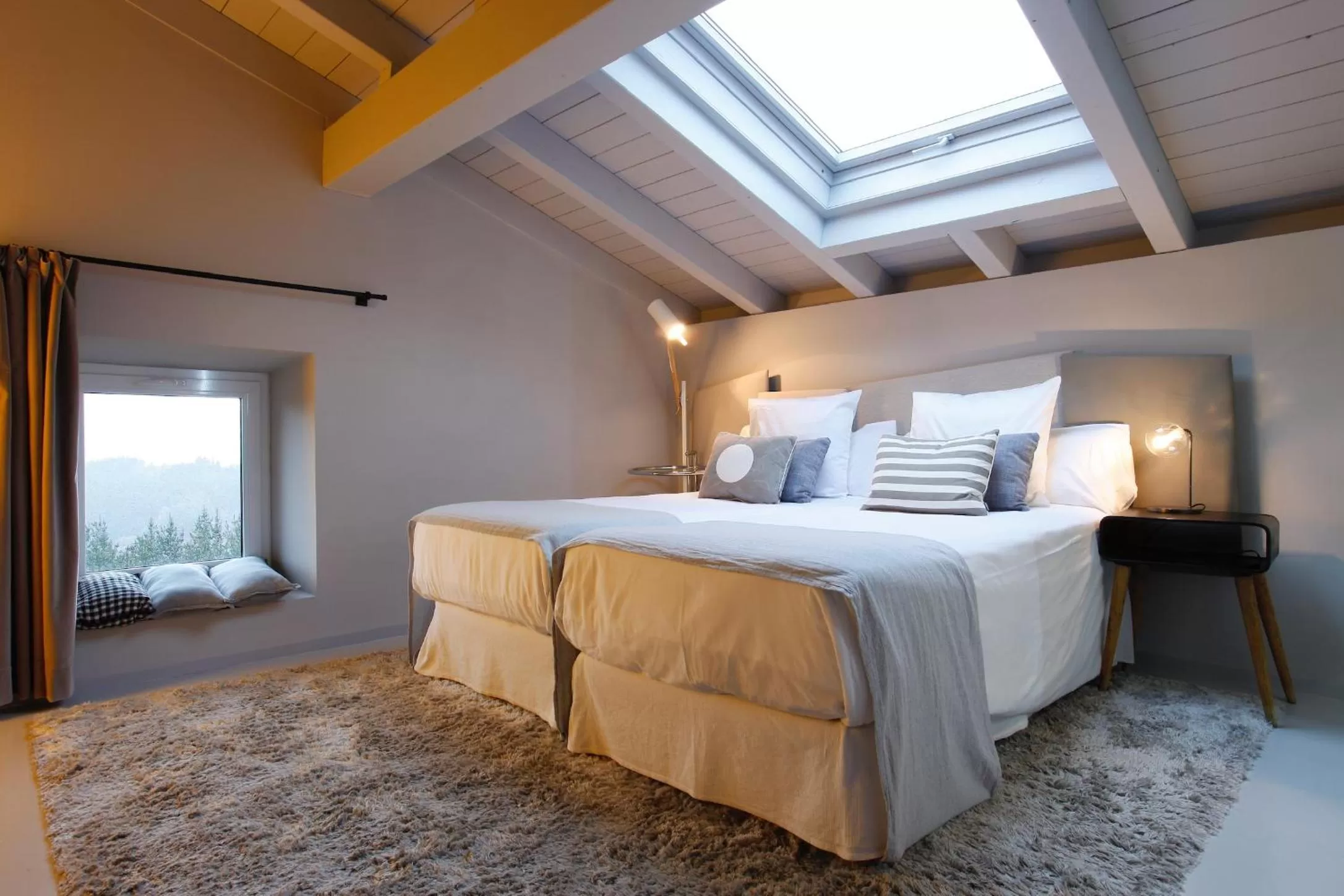 Bed in Hotel Garaiko Landetxea