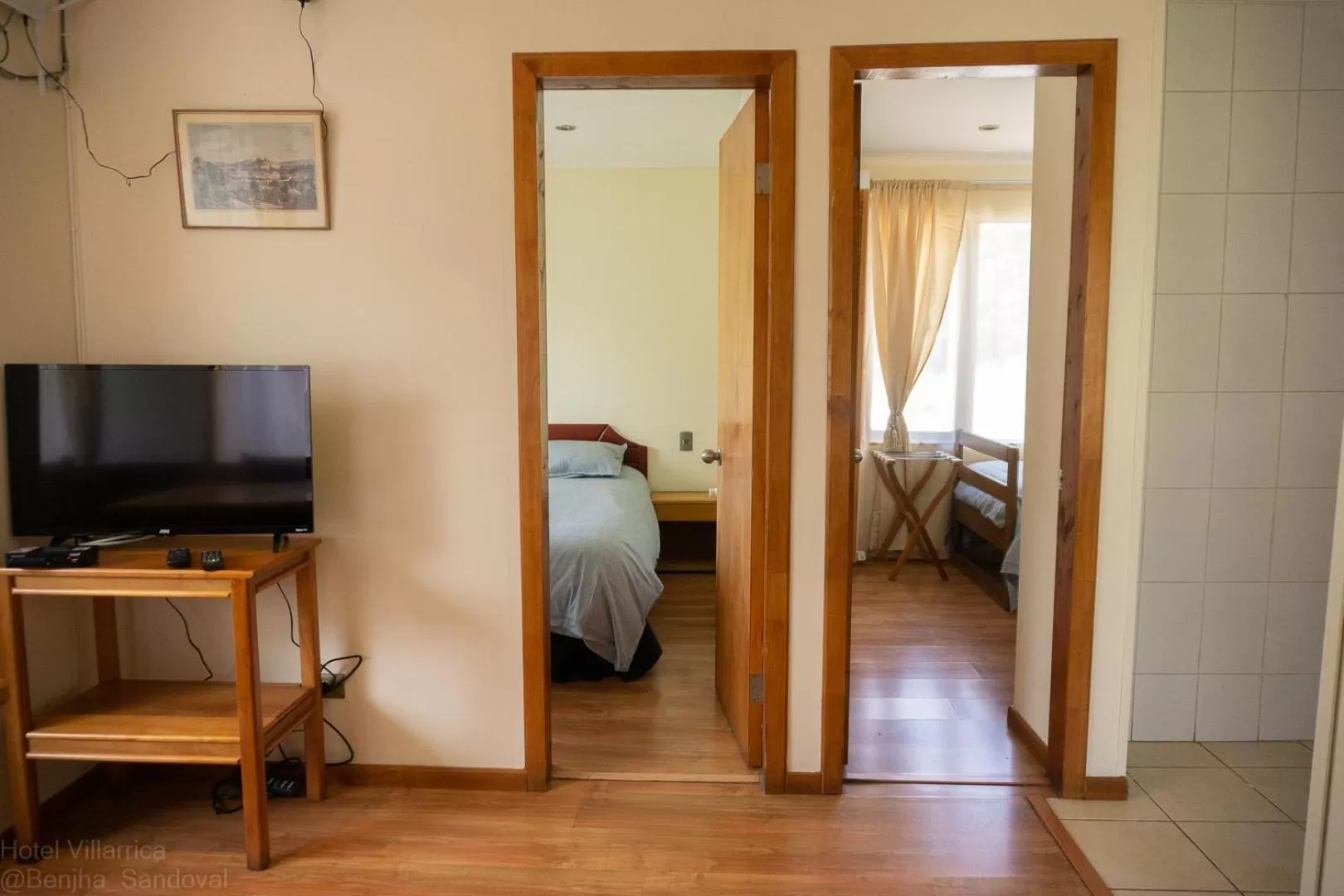 Bed in Hotel y Cabañas Villarrica
