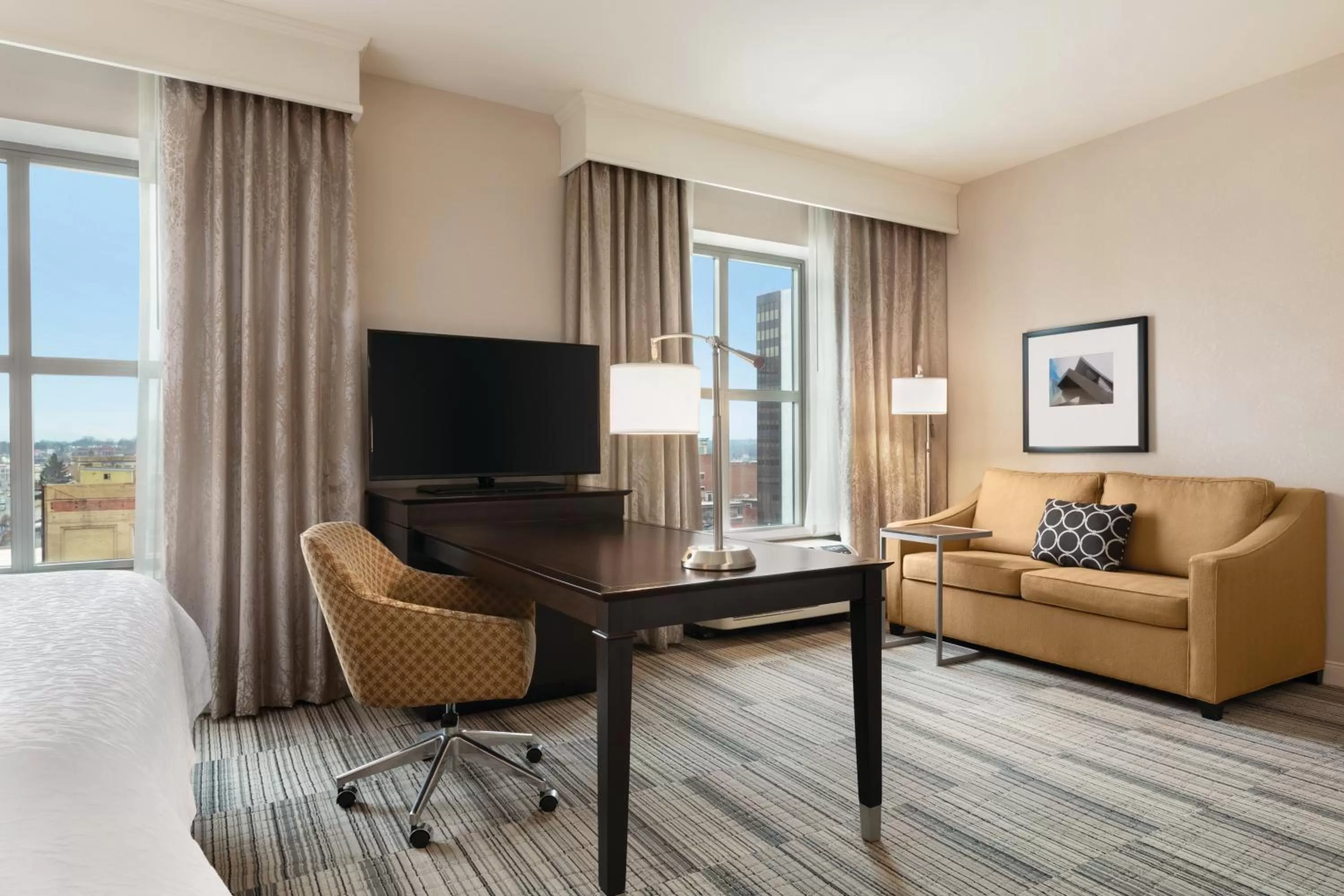 TV and multimedia in Hampton Inn & Suites - Roanoke-Downtown, VA