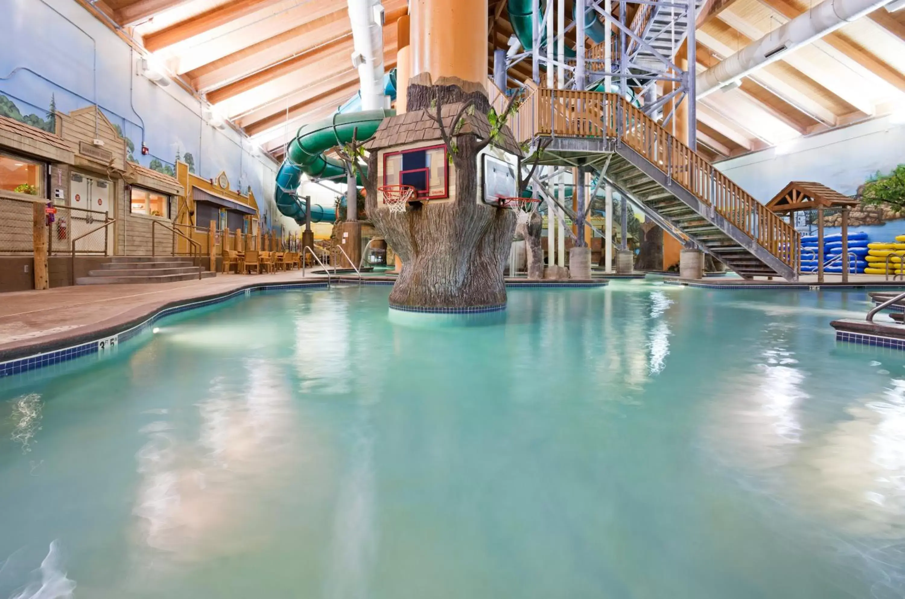 Swimming pool, Water Park in Wyndham Garden Otsego-Minneapolis