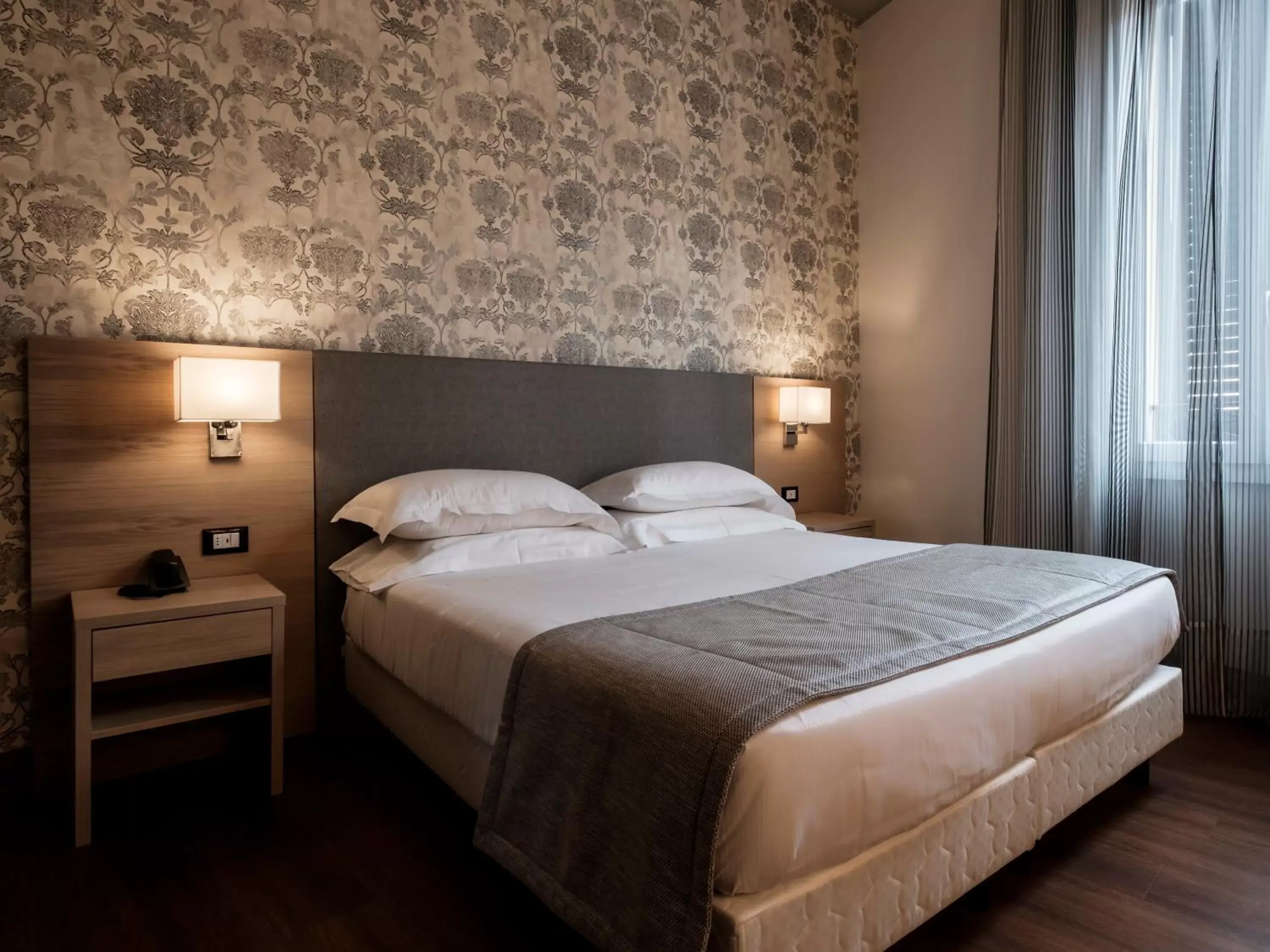 Bed in Hotel Accademia