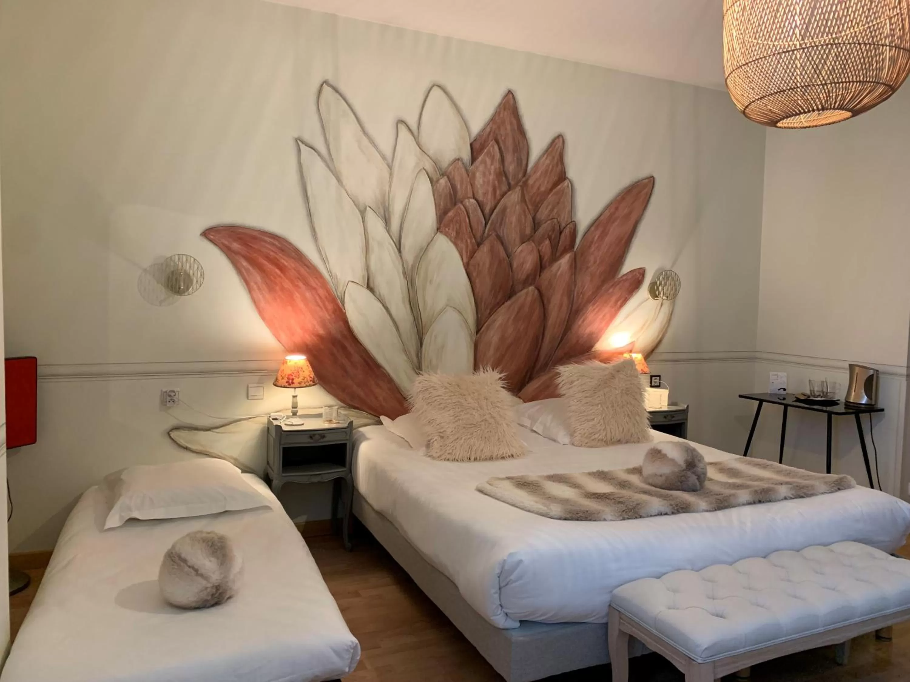 Bed in Hôtel Vintage