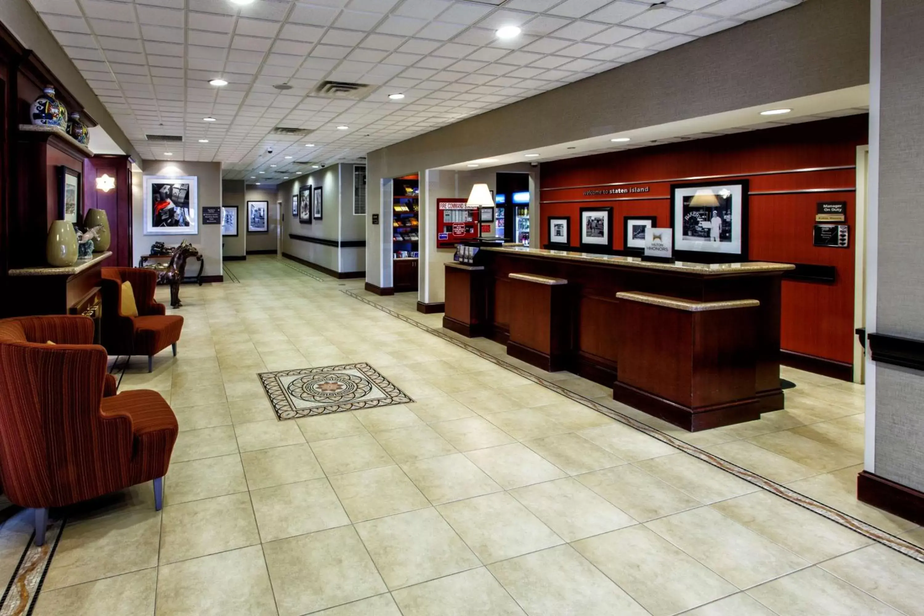 Lobby or reception in Hampton Inn & Suites Staten Island Lobby or reception in Hampton Inn & Suites Staten Island