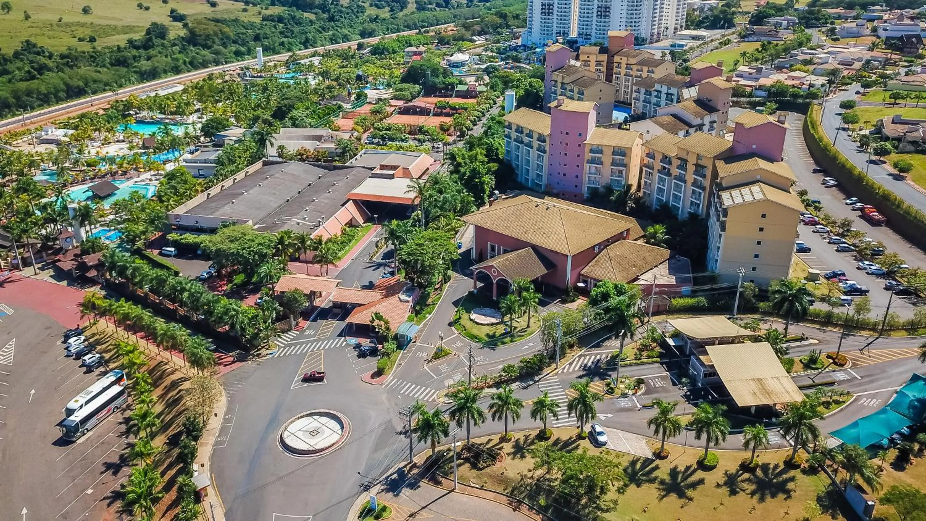 Bird's eye view in Thermas de Olimpia Resort