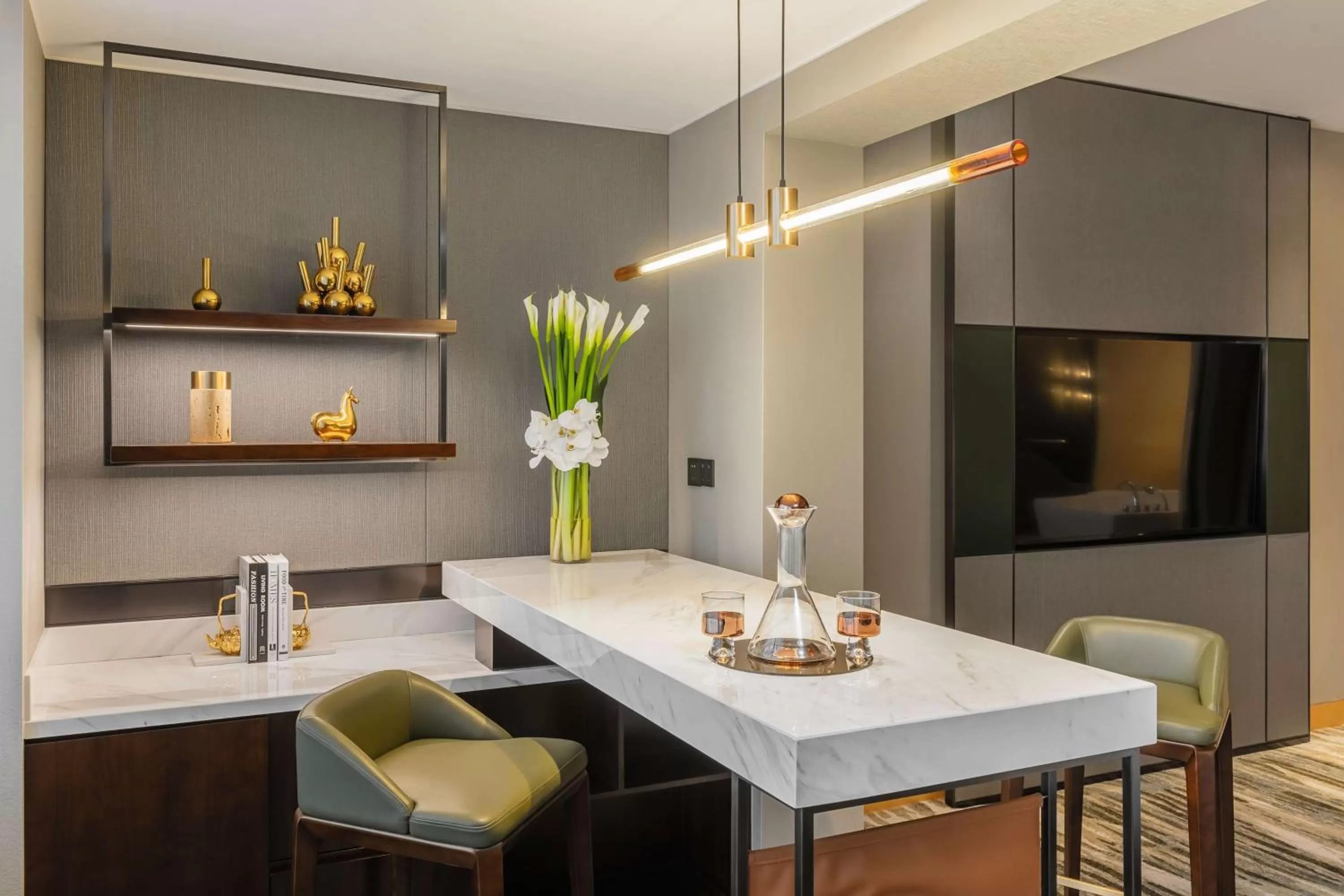 Kitchen or kitchenette in Hilton Shanghai Hongqiao