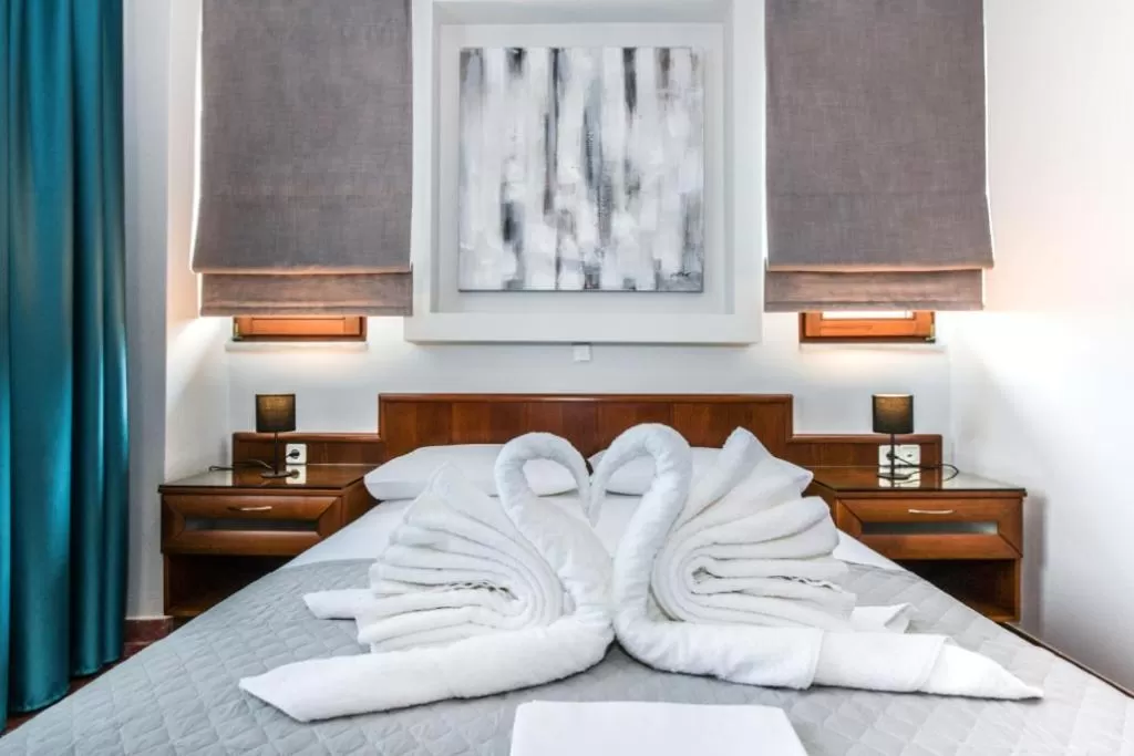 Bed in V & G Cozy Apartments