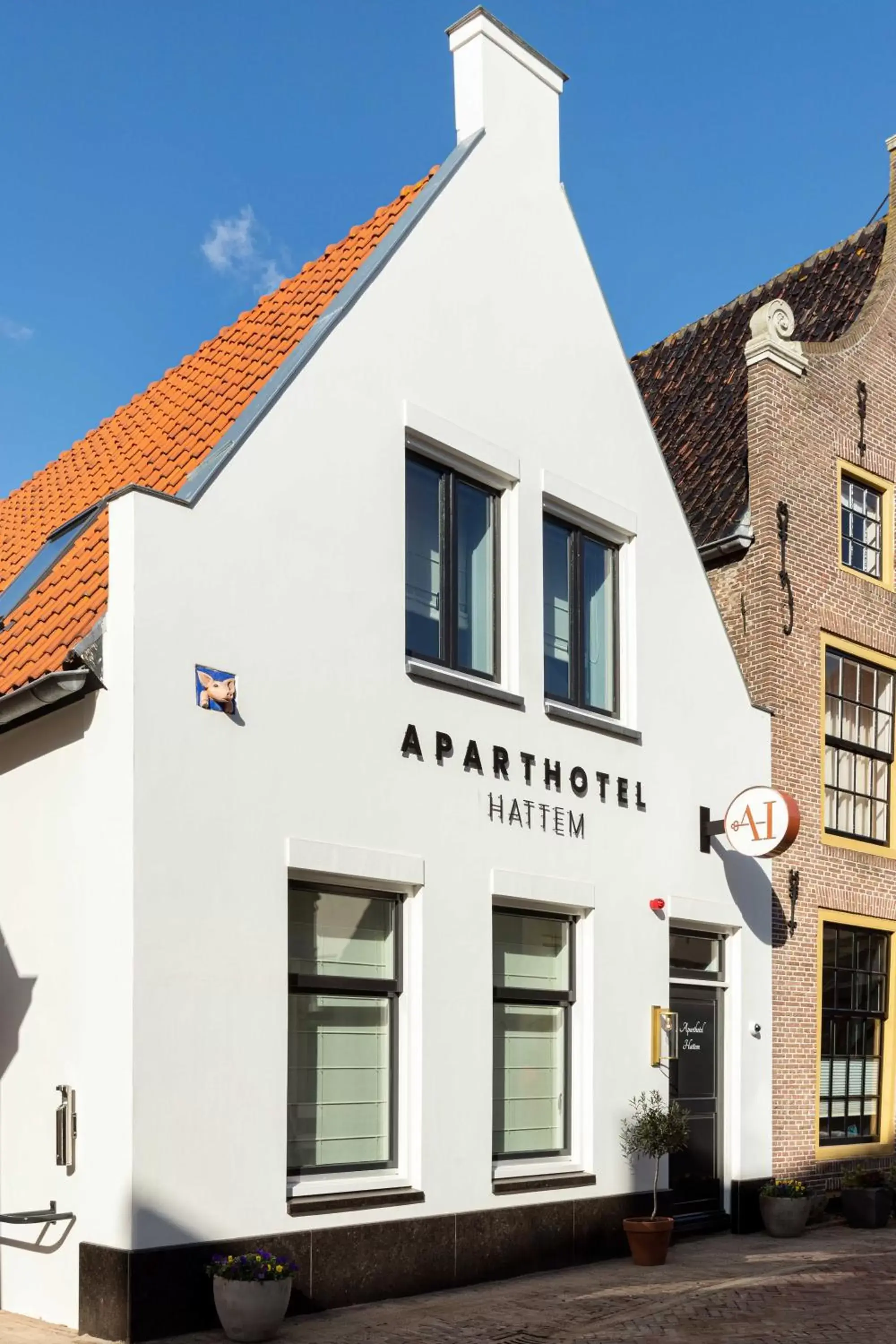 Property Building in Aparthotel Hattem