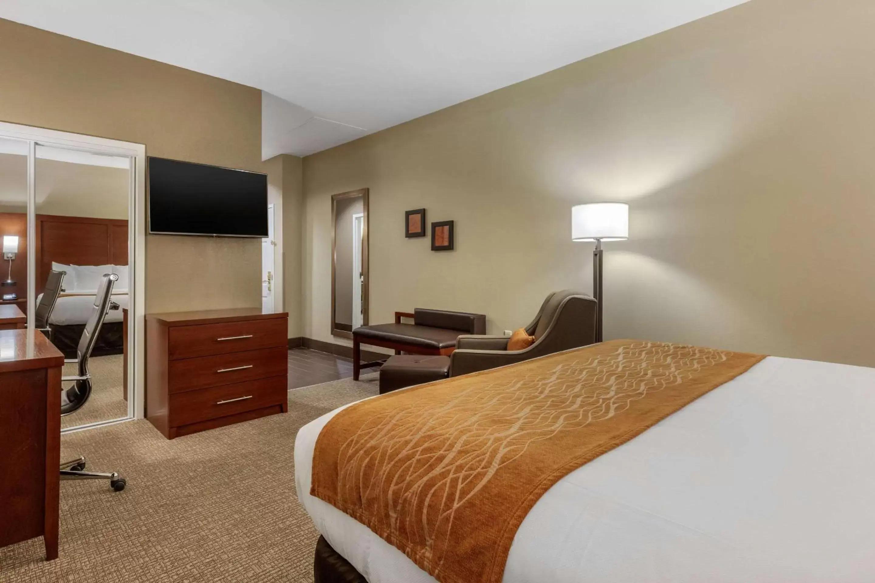 Photo of the whole room, Bed in Comfort Inn Memphis Downtown