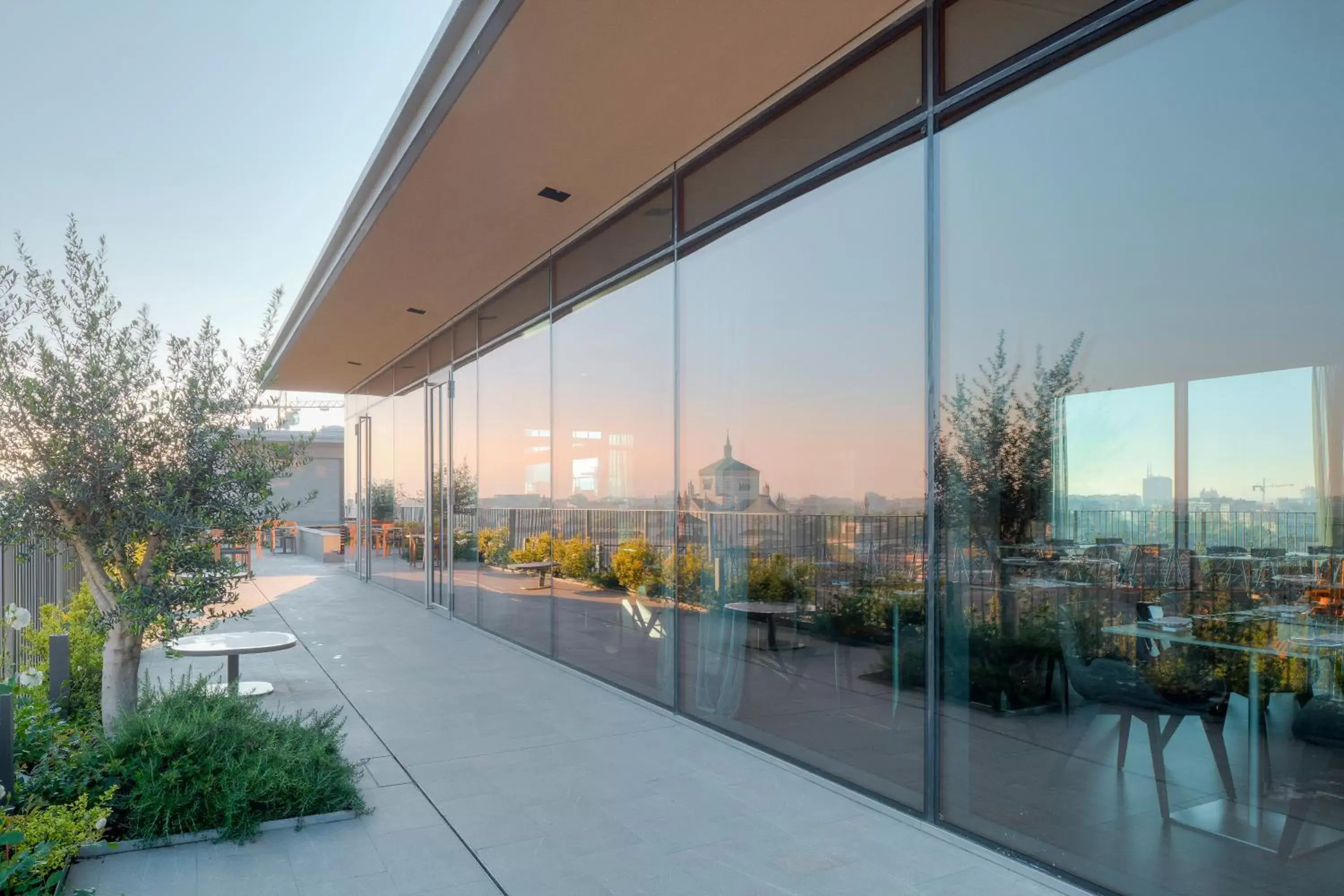 Balcony/Terrace in Hotel VIU Milan