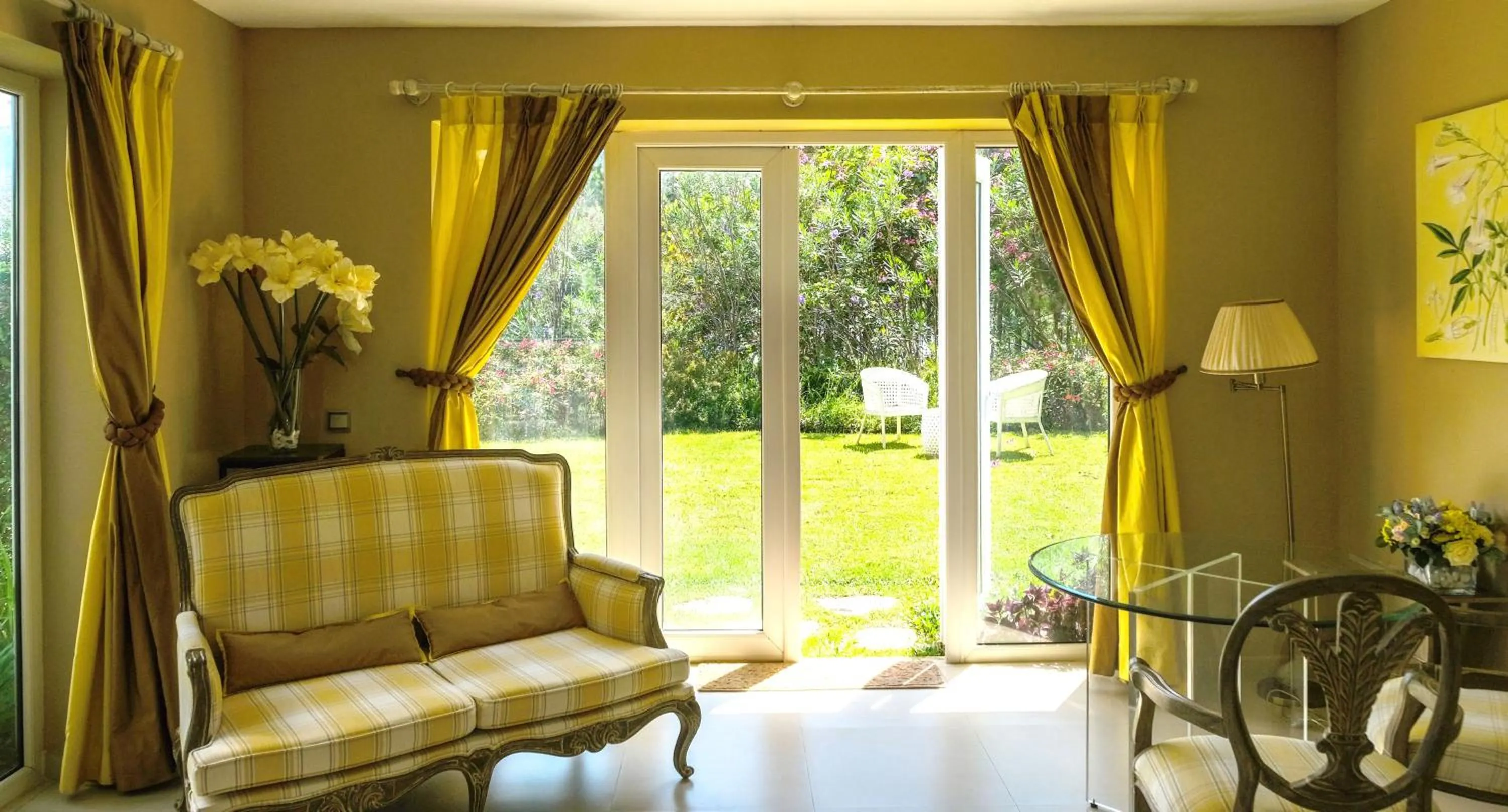 Living room in Binh An Village Resort