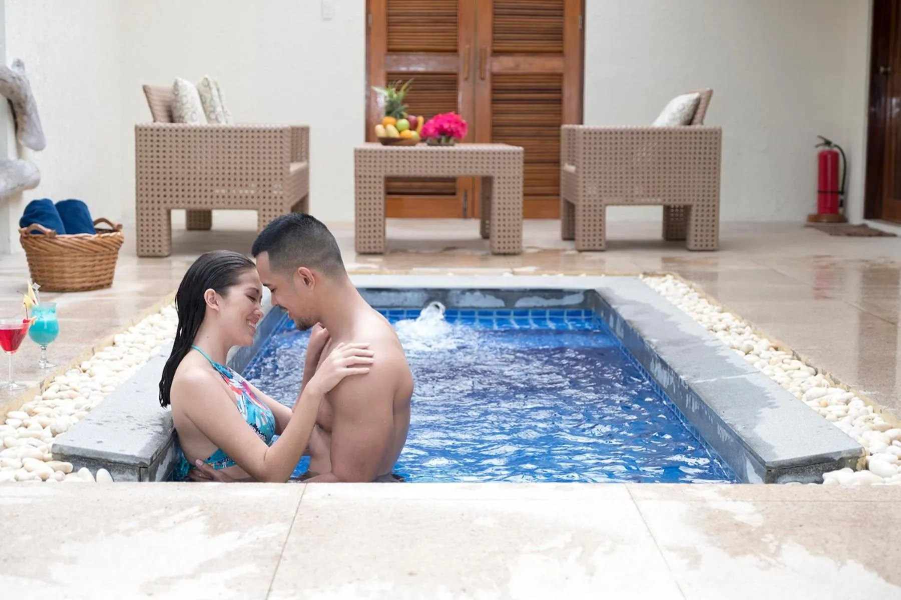 Swimming pool in Bluewater Sumilon Island Resort