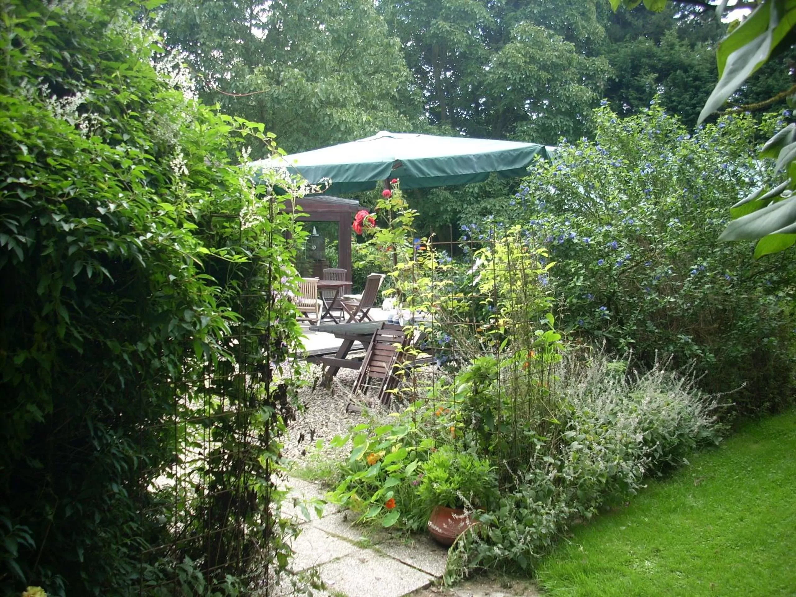 Garden in B&B Les Bergers