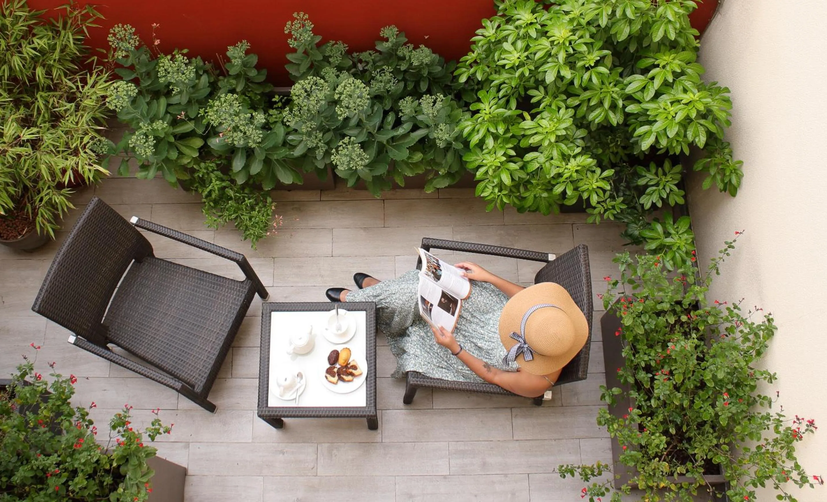 Balcony/Terrace in Hôtel Du Prince Eugène