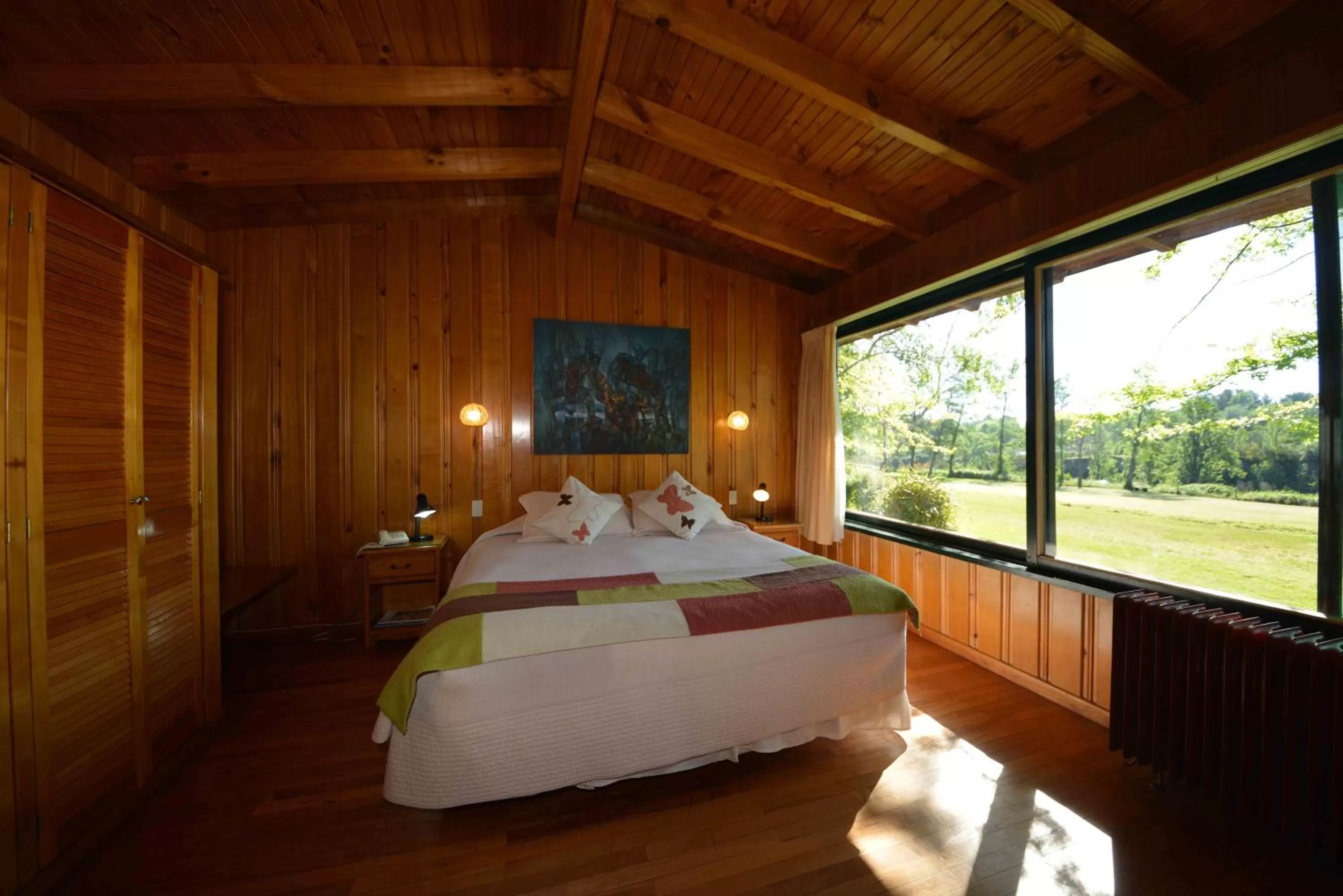 Family Room with Garden View in Hotel Salto Del Laja