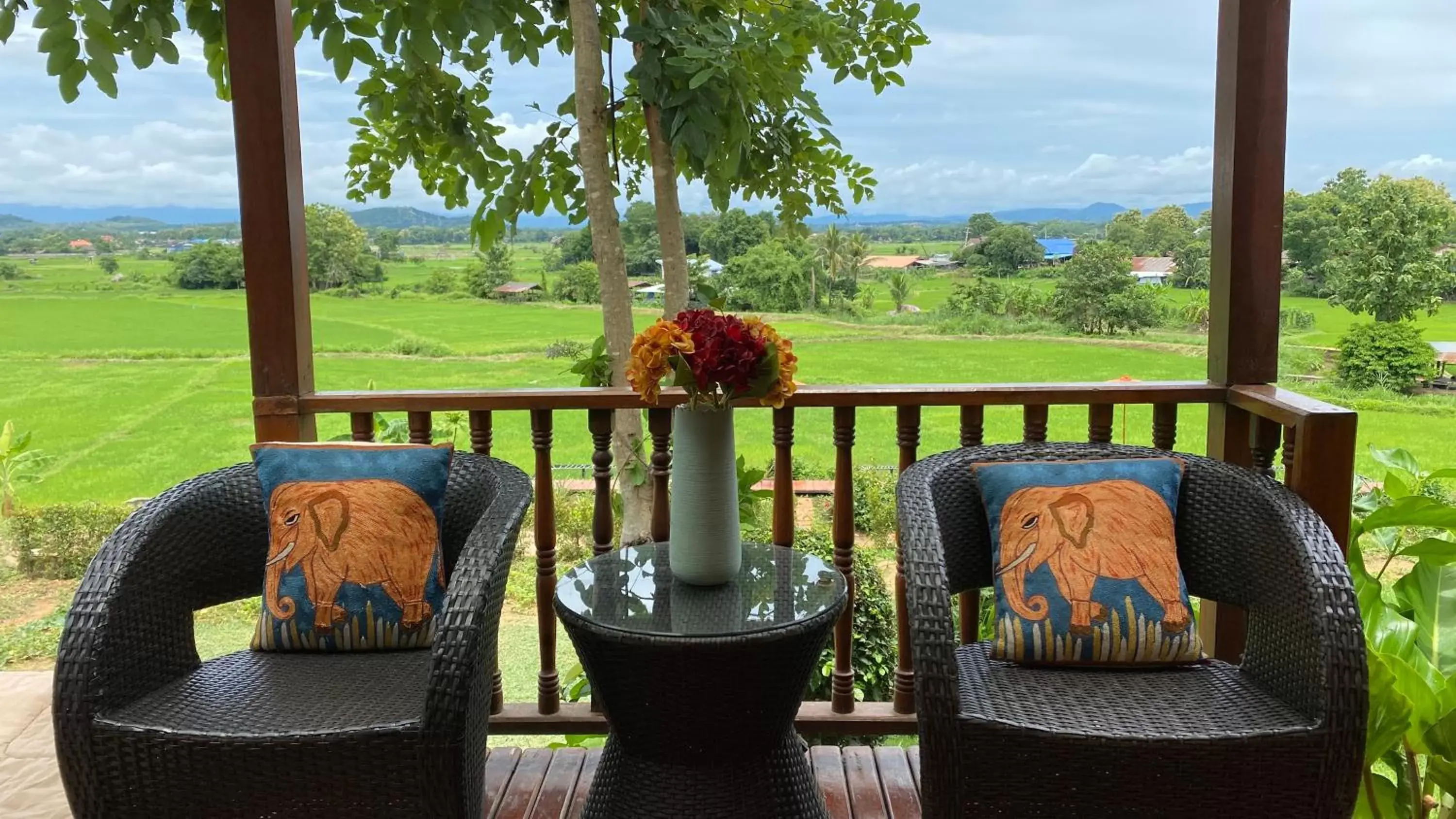 Balcony/Terrace in Nan Seasons Boutique Resort