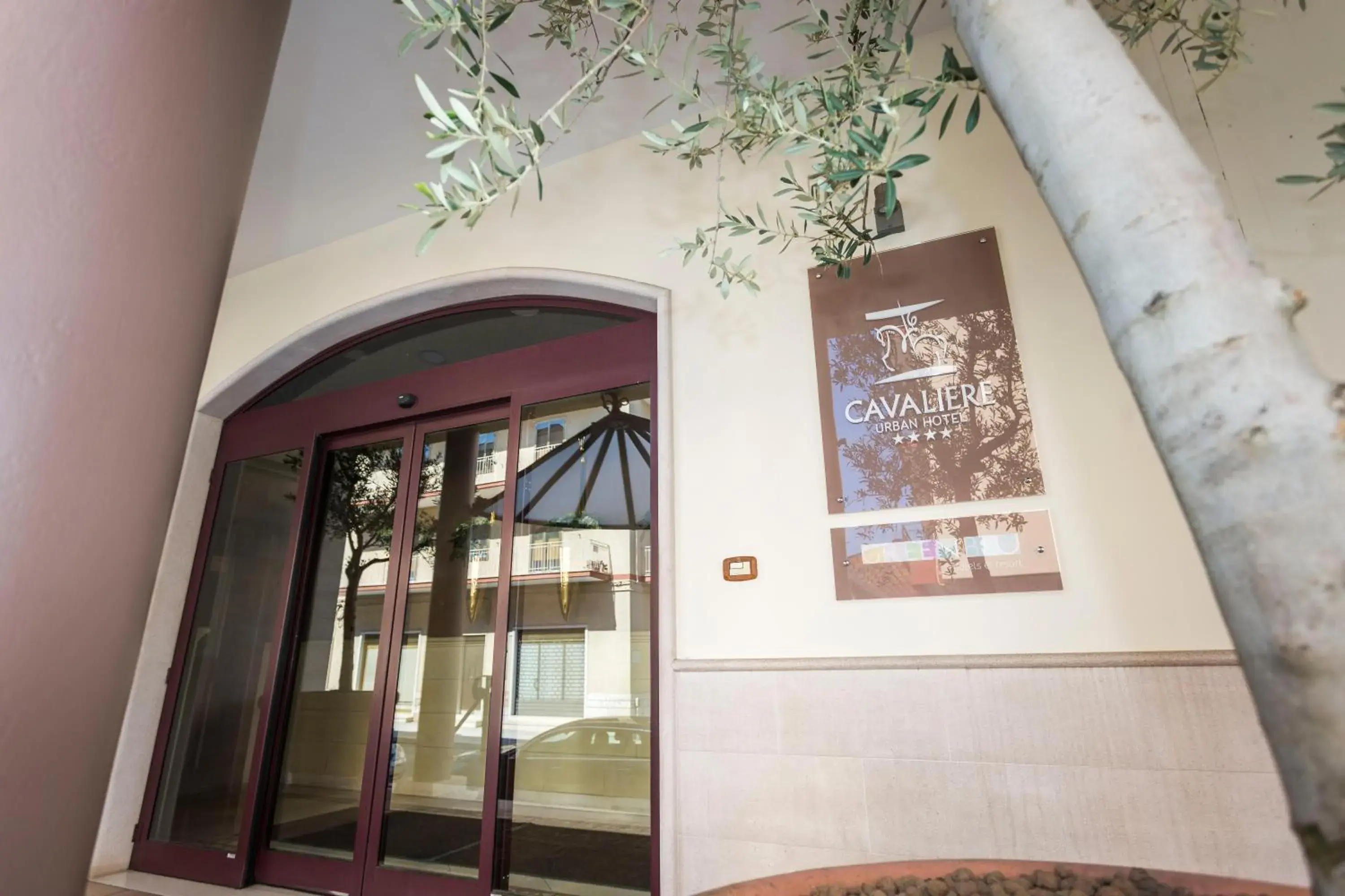 Facade/entrance in Hotel Cavaliere