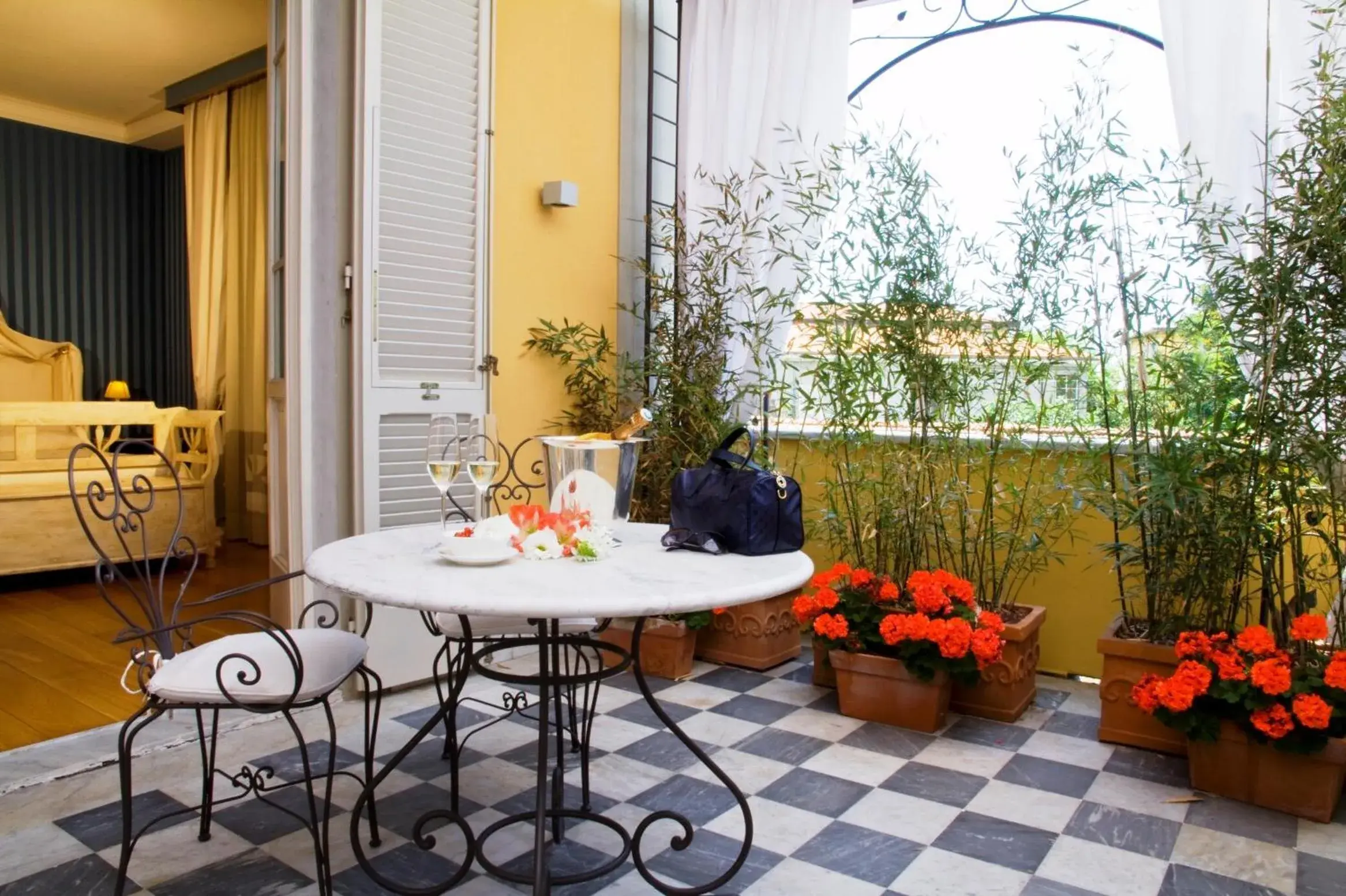 Balcony/Terrace in Hotel Palazzo Guiscardo