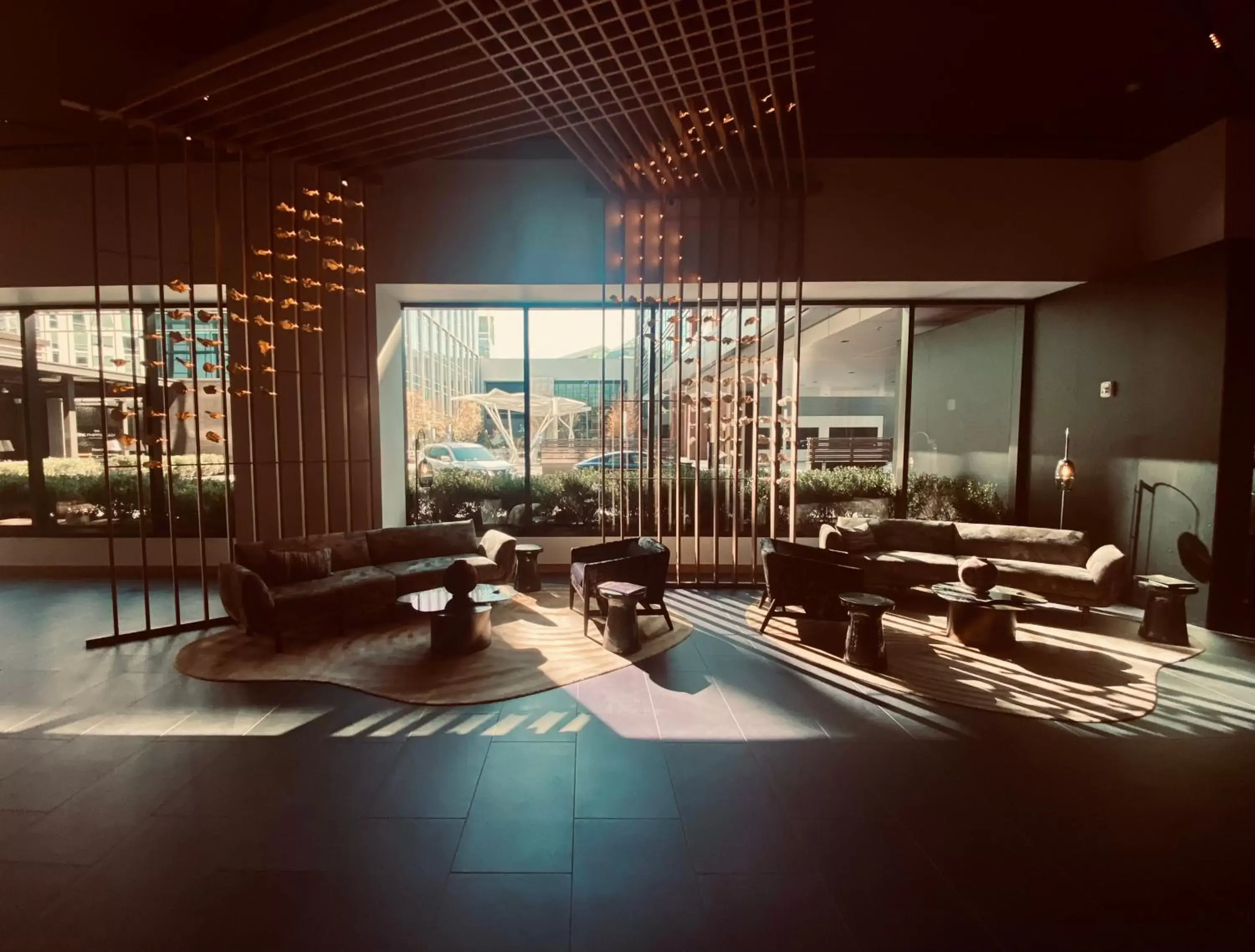 Seating area, Restaurant/Places to Eat in Nobu Hotel Atlanta