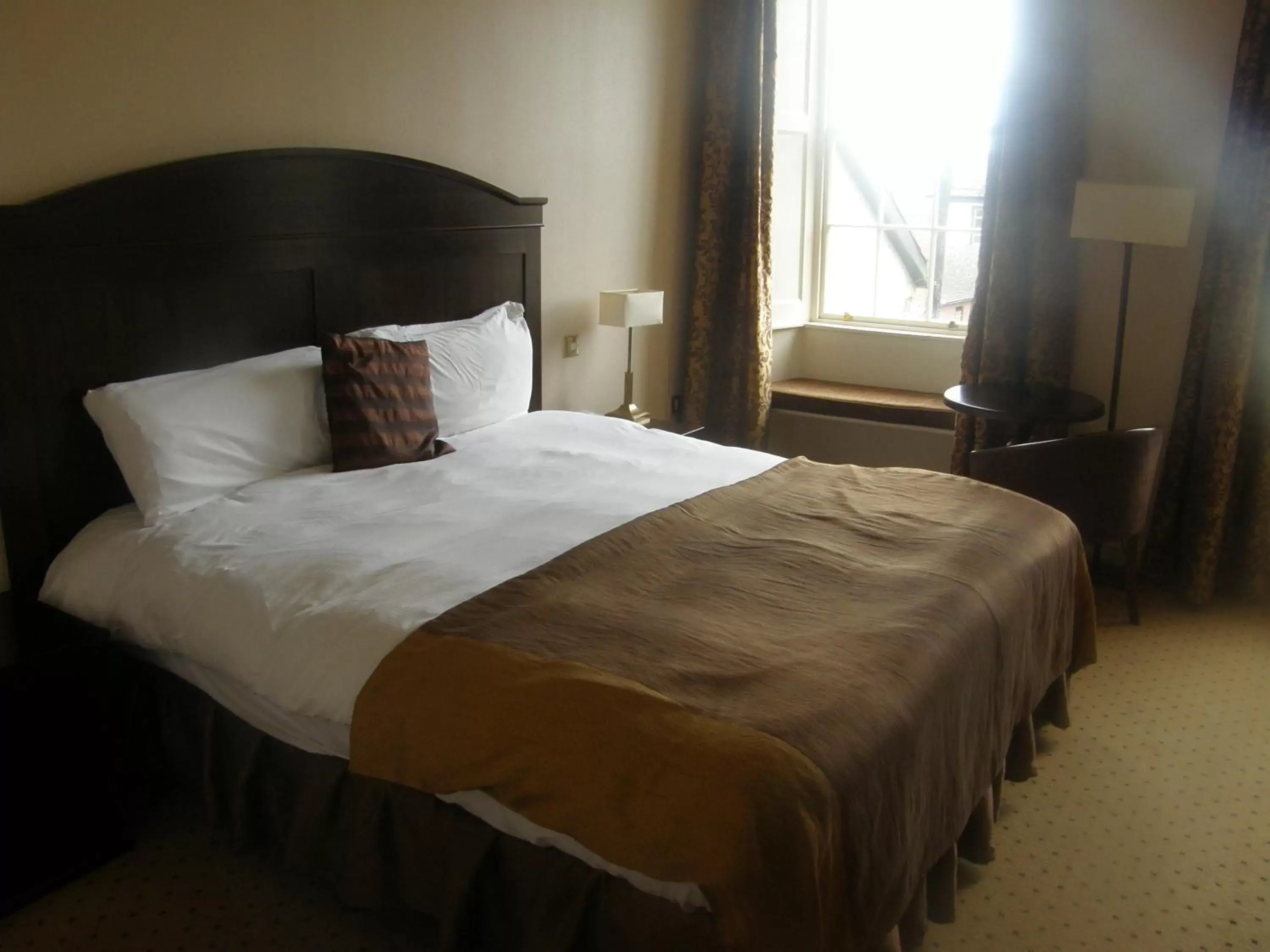Decorative detail, Bed in Baileys Hotel Cashel