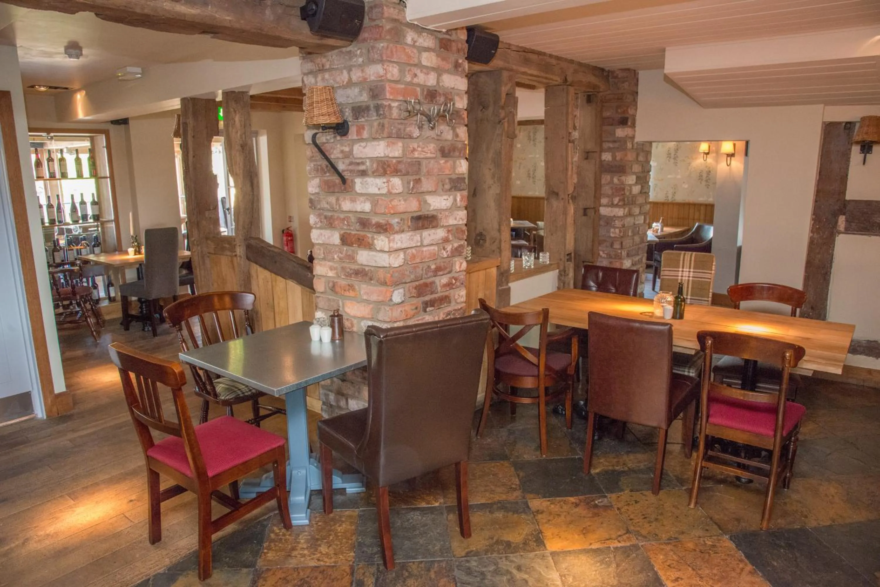 Dining area in The Swan Inn