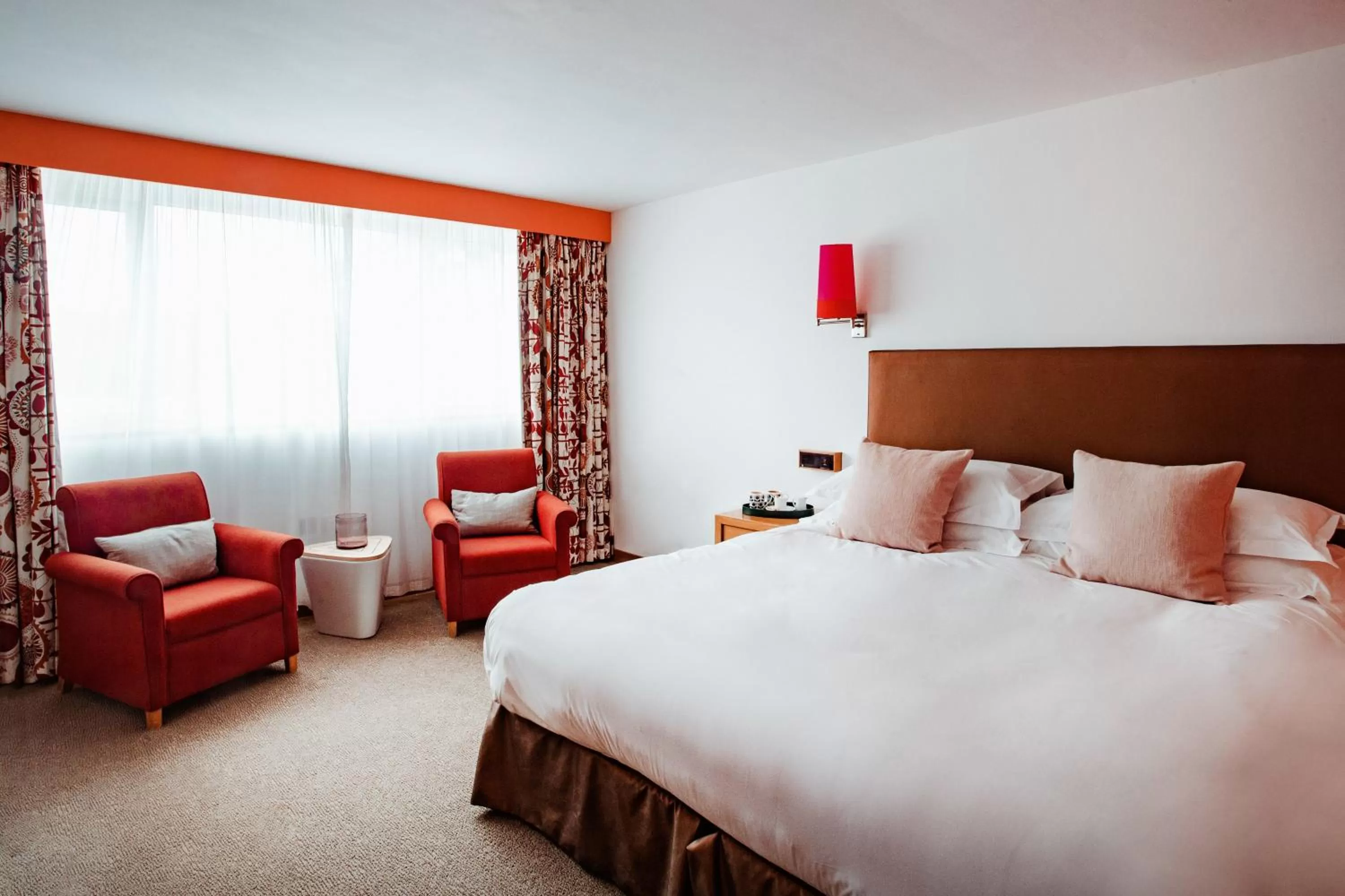 Bed in Bedruthan Hotel & Spa