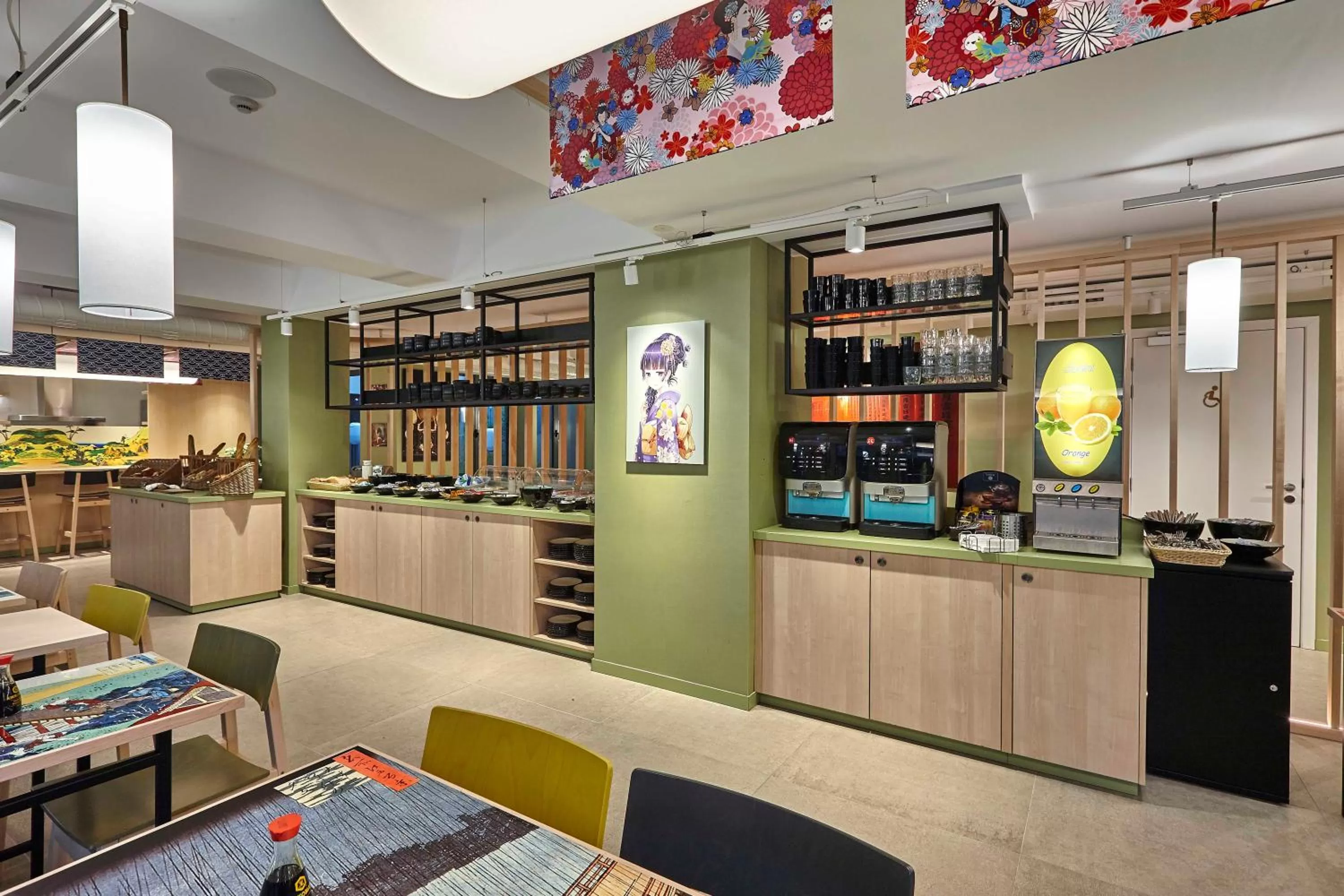 Buffet breakfast in Yadoya Hotel