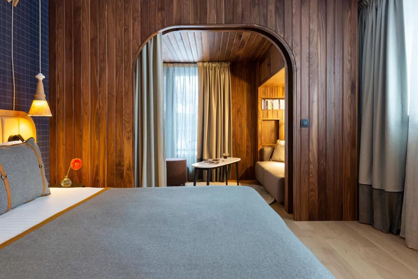 Photo of the whole room, Bed in Heliopic Hotel & Spa