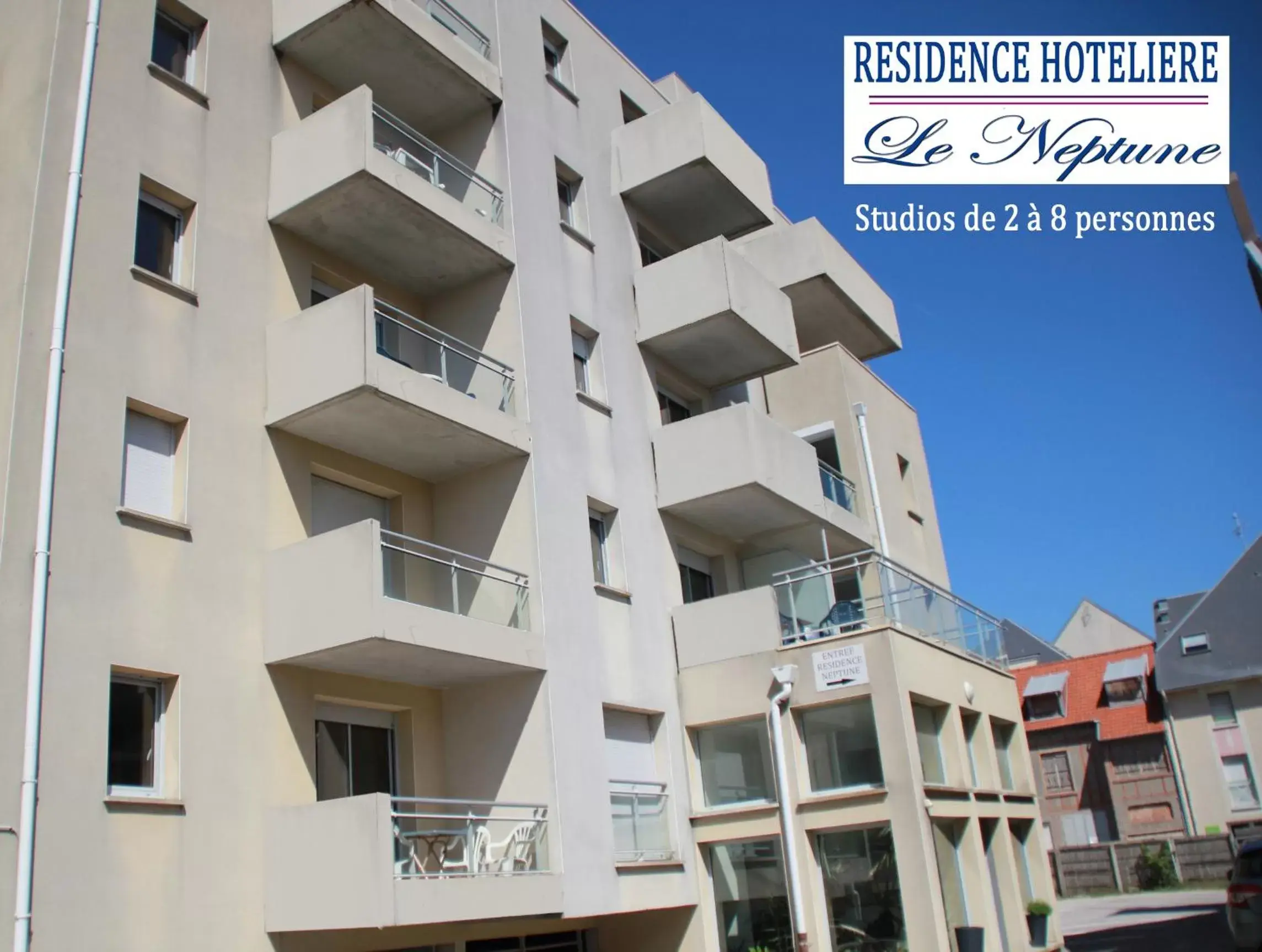 Property Building in The Originals Boutique, Hôtel Neptune, Berck-sur-Mer (Inter-Hotel)