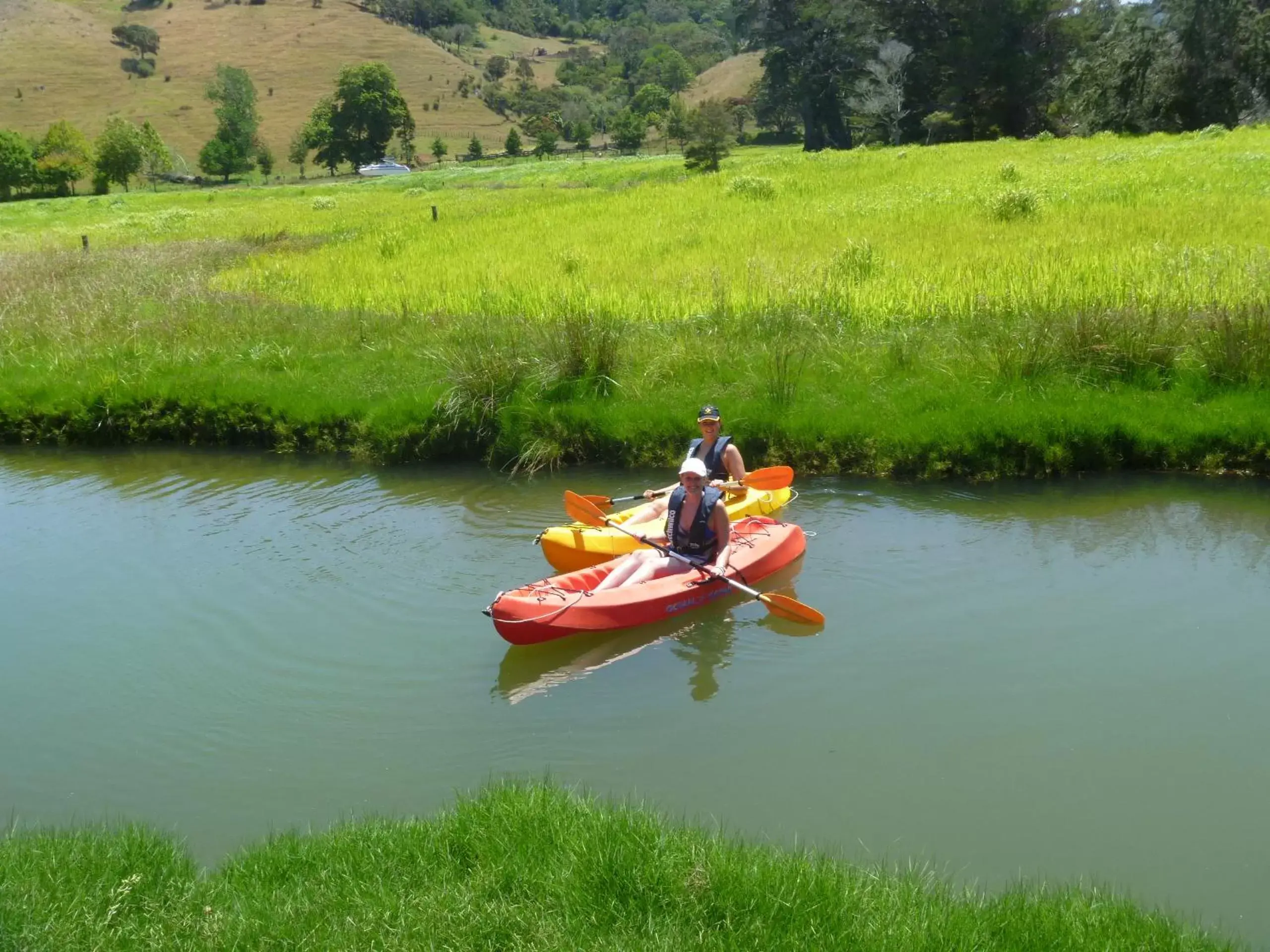 Day, Canoeing in At Parkland Place B&B