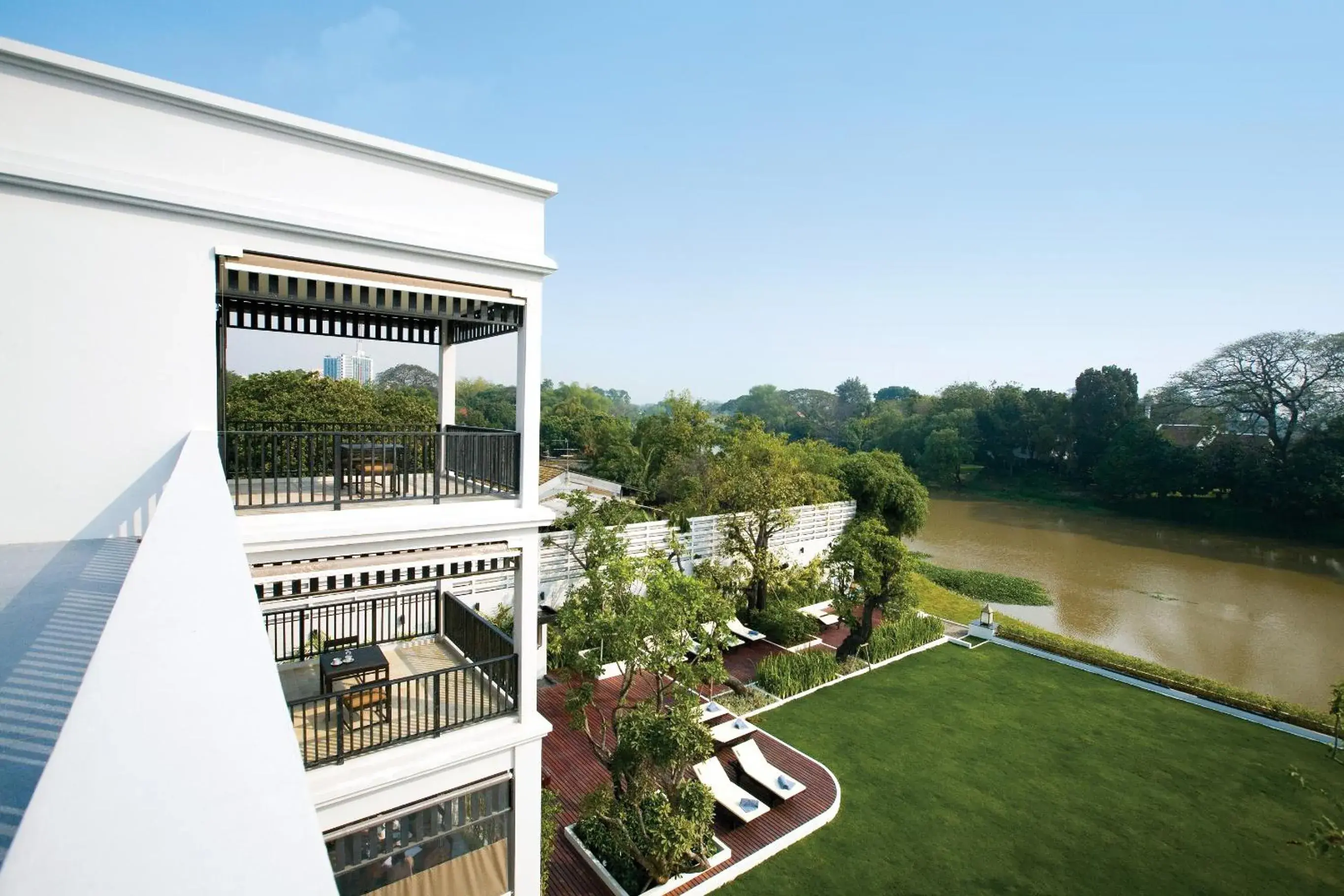 Balcony/Terrace in Aruntara Riverside Boutique Hotel