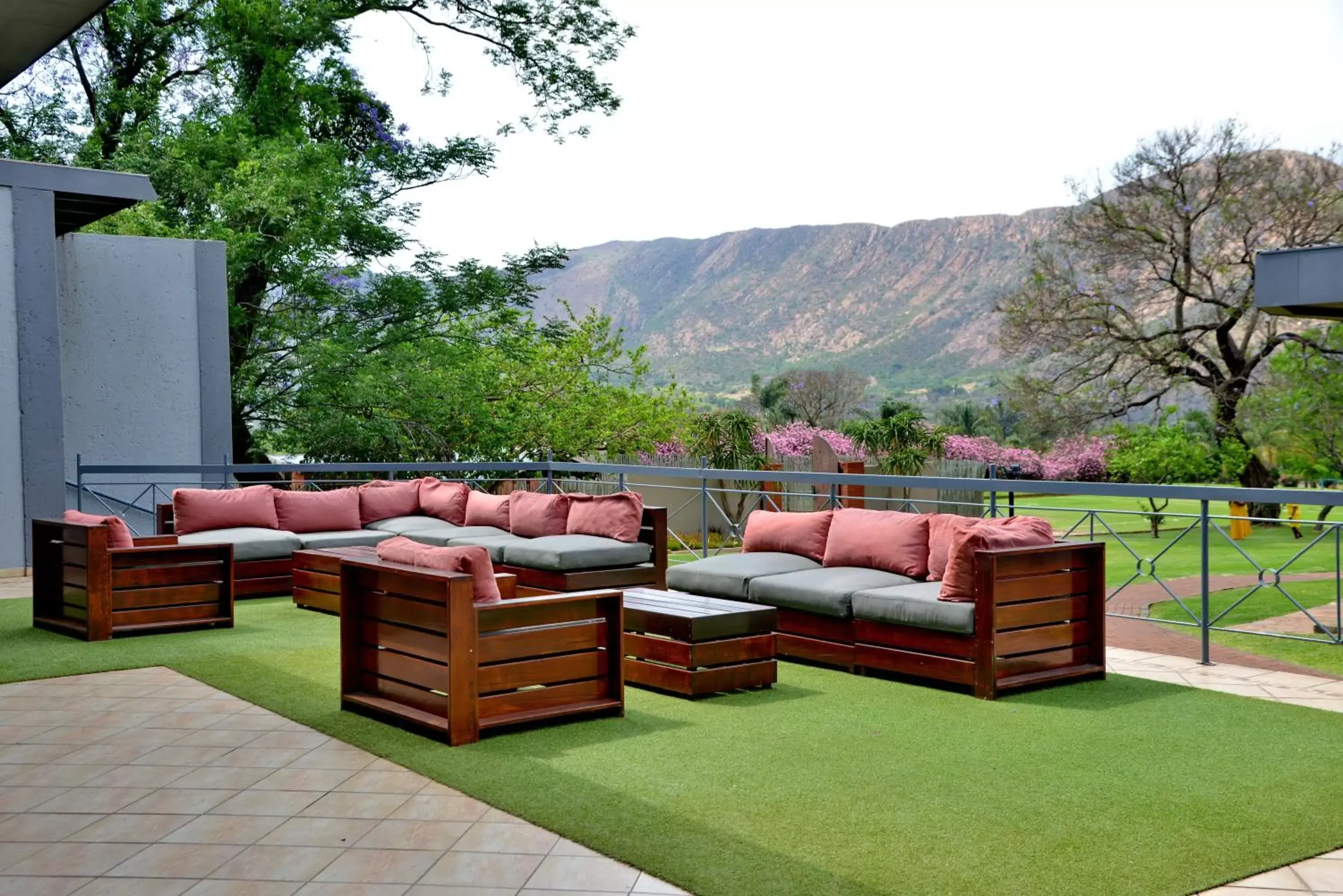 Patio in ANEW Resort Hunters Rest Rustenburg