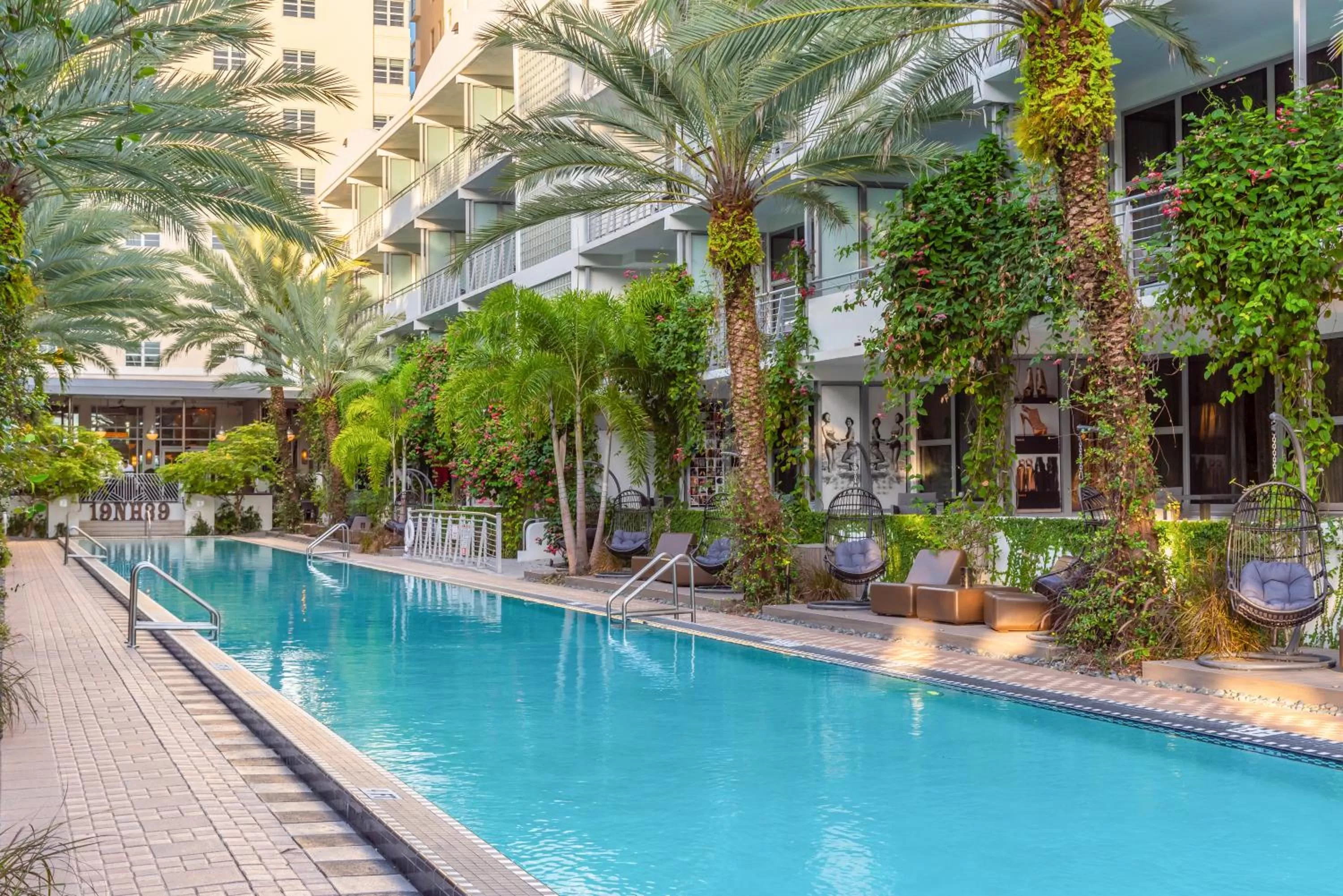 Swimming pool in National Hotel, An Adult Only Oceanfront Resort