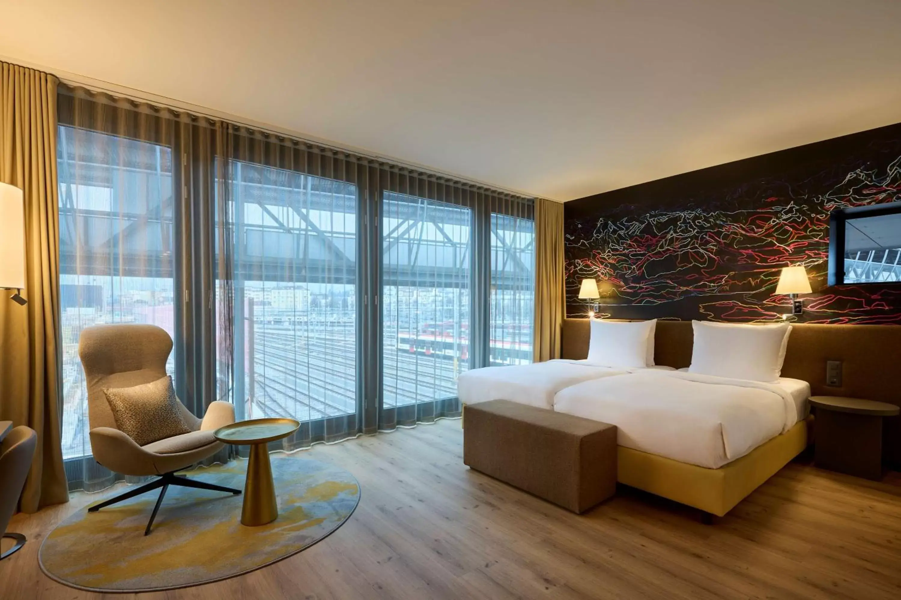 Bedroom in Radisson Blu Hotel, Lucerne