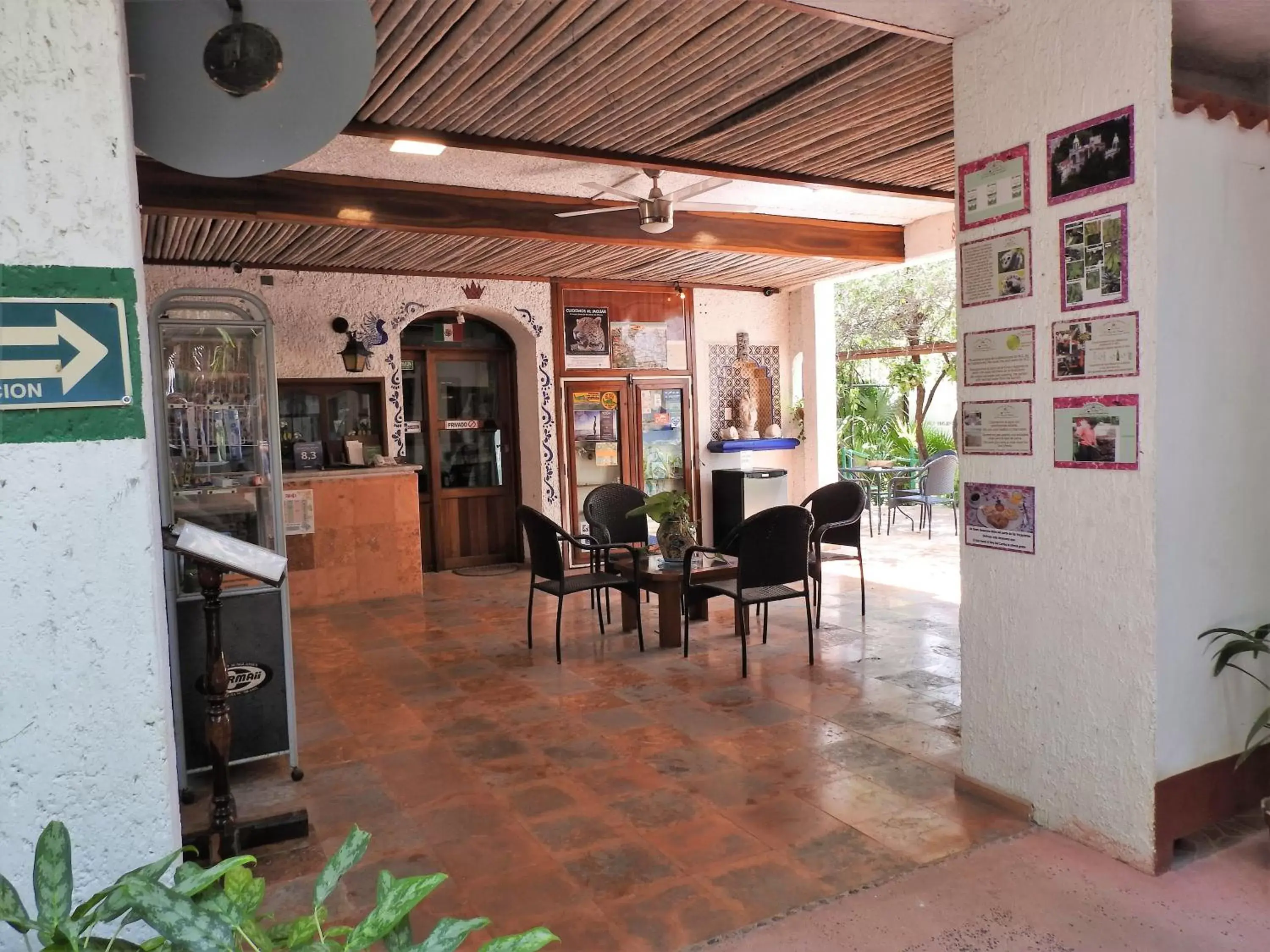 Lobby or reception in Eco-hotel El Rey del Caribe