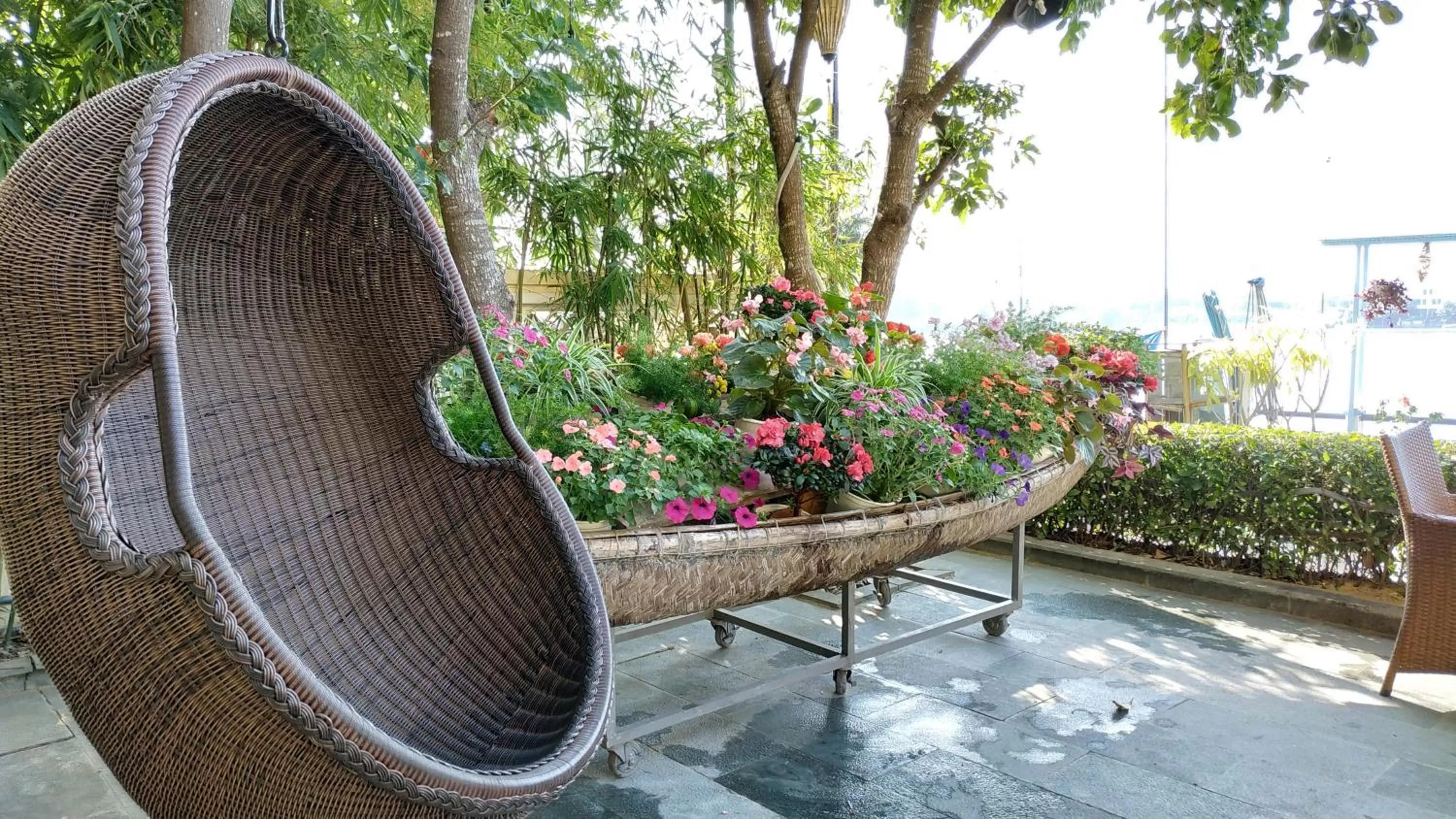 Patio in TRIPLE Riverside Villa Hotel HoiAn