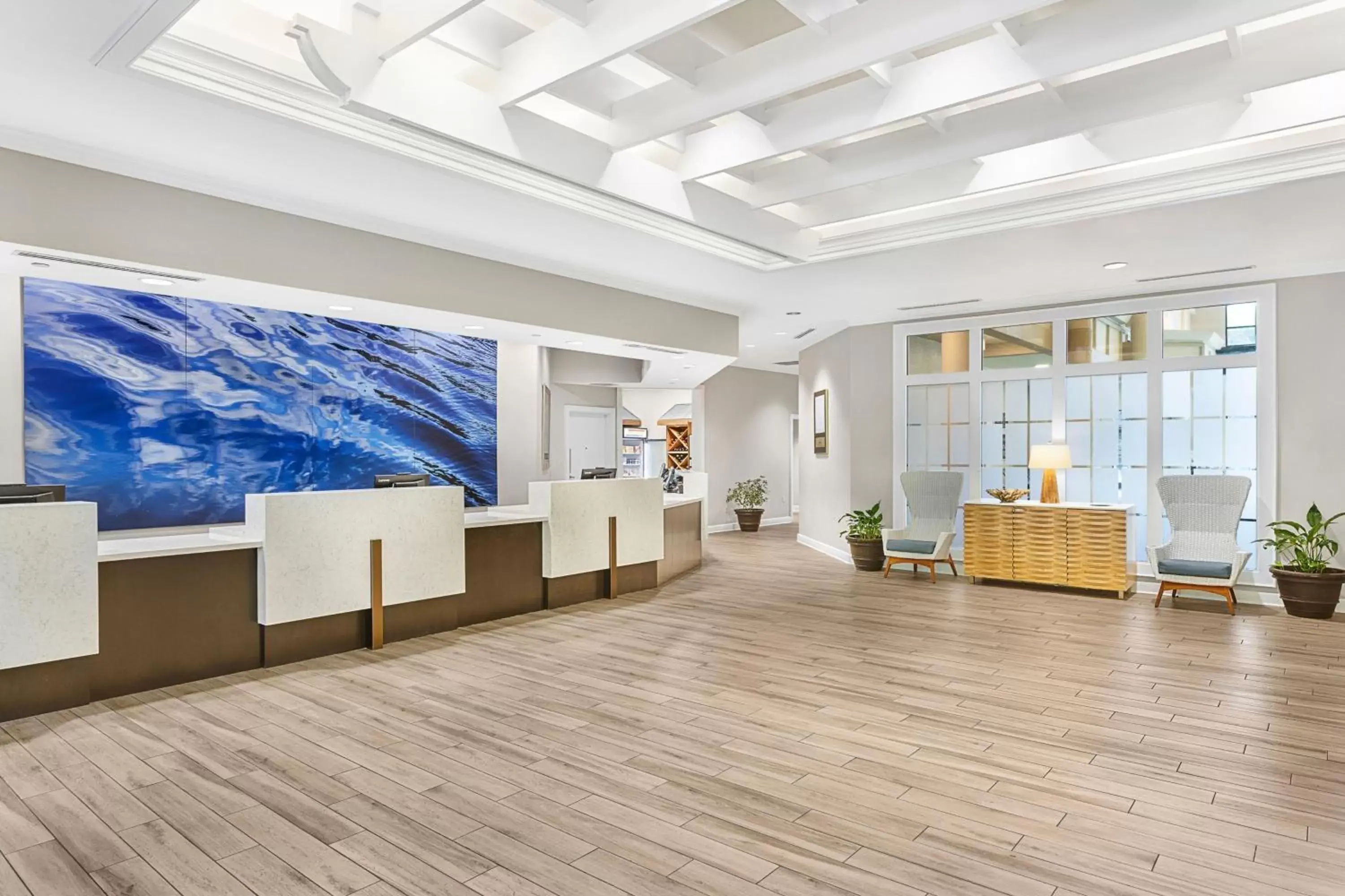 Lobby or reception in Marriott's Barony Beach Club Lobby or reception in Marriott's Barony Beach Club