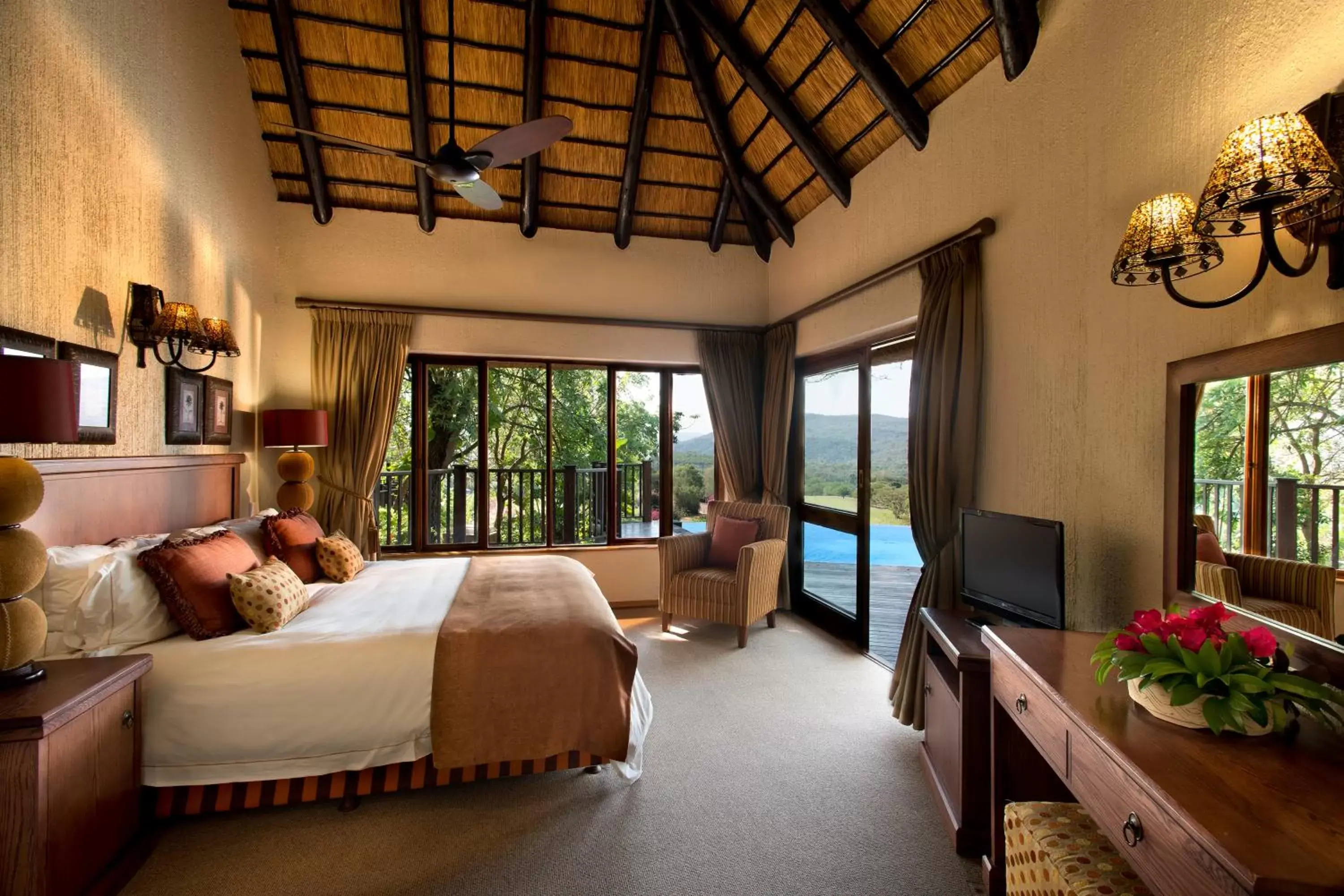 Bed in Kruger Park Lodge